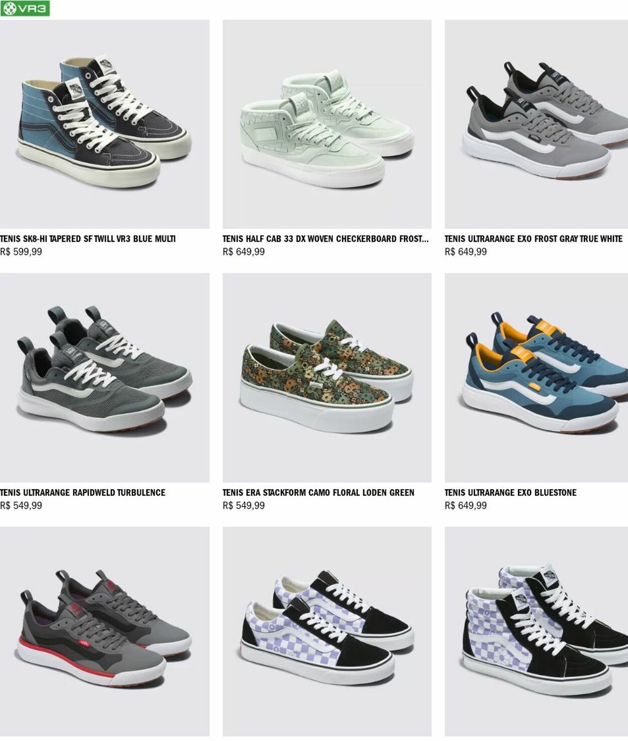 Folheto Vans 13.11.2023 - 22.11.2023