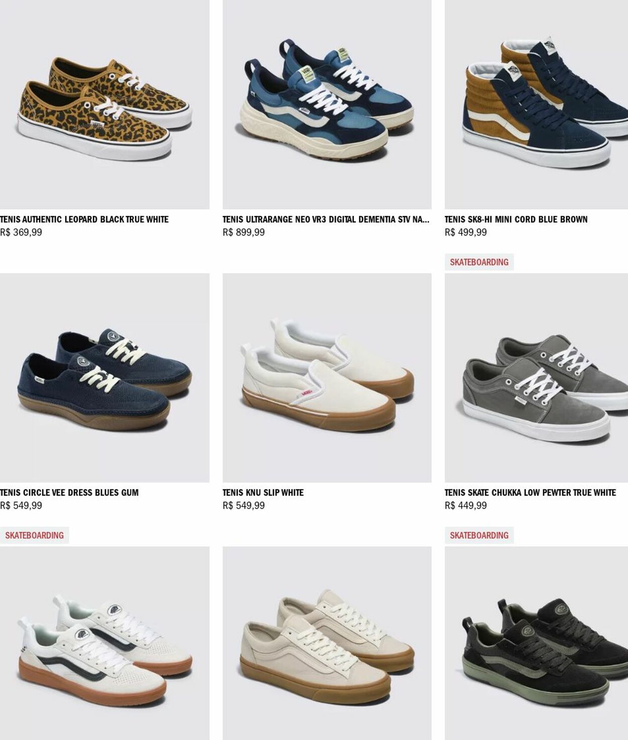 Folheto Vans 13.11.2023 - 22.11.2023