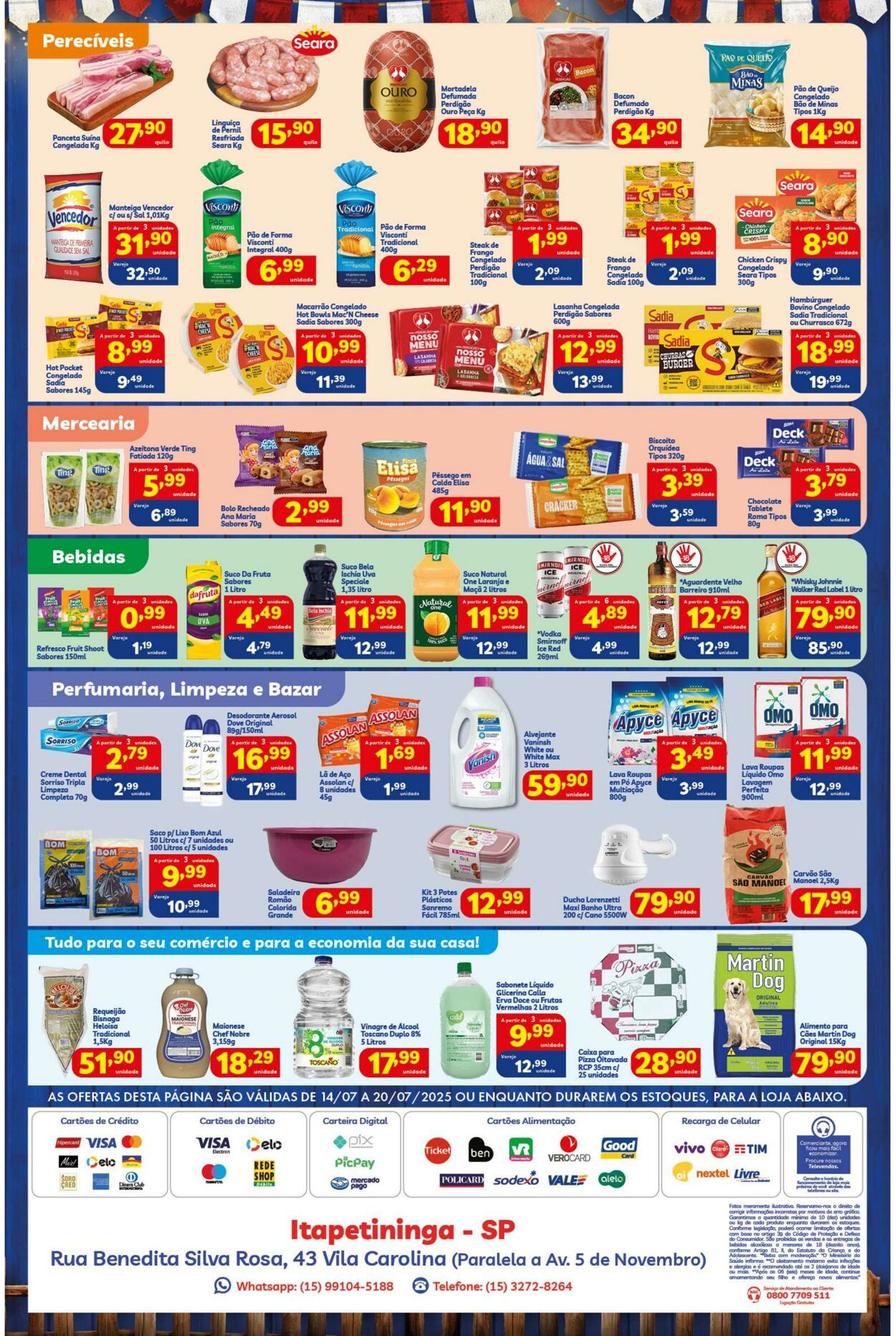 Folheto Vencedor Atacadista 18.07.2025 - 01.08.2025