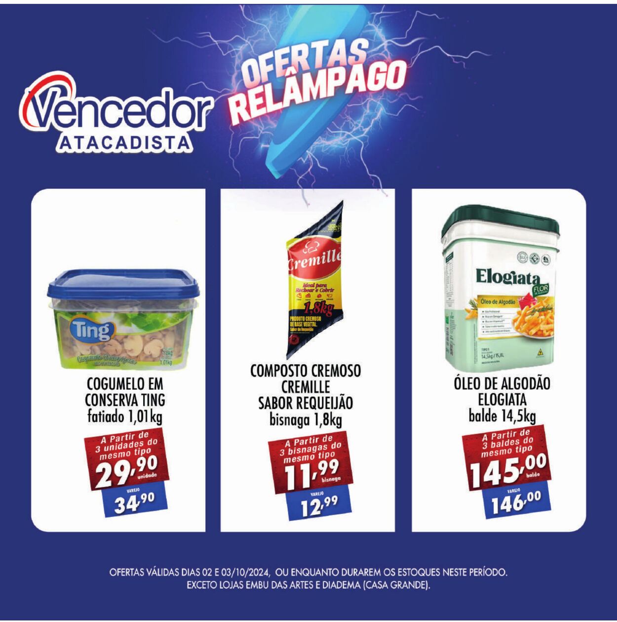 Folheto Vencedor Atacadista 03.10.2024 - 10.11.2024