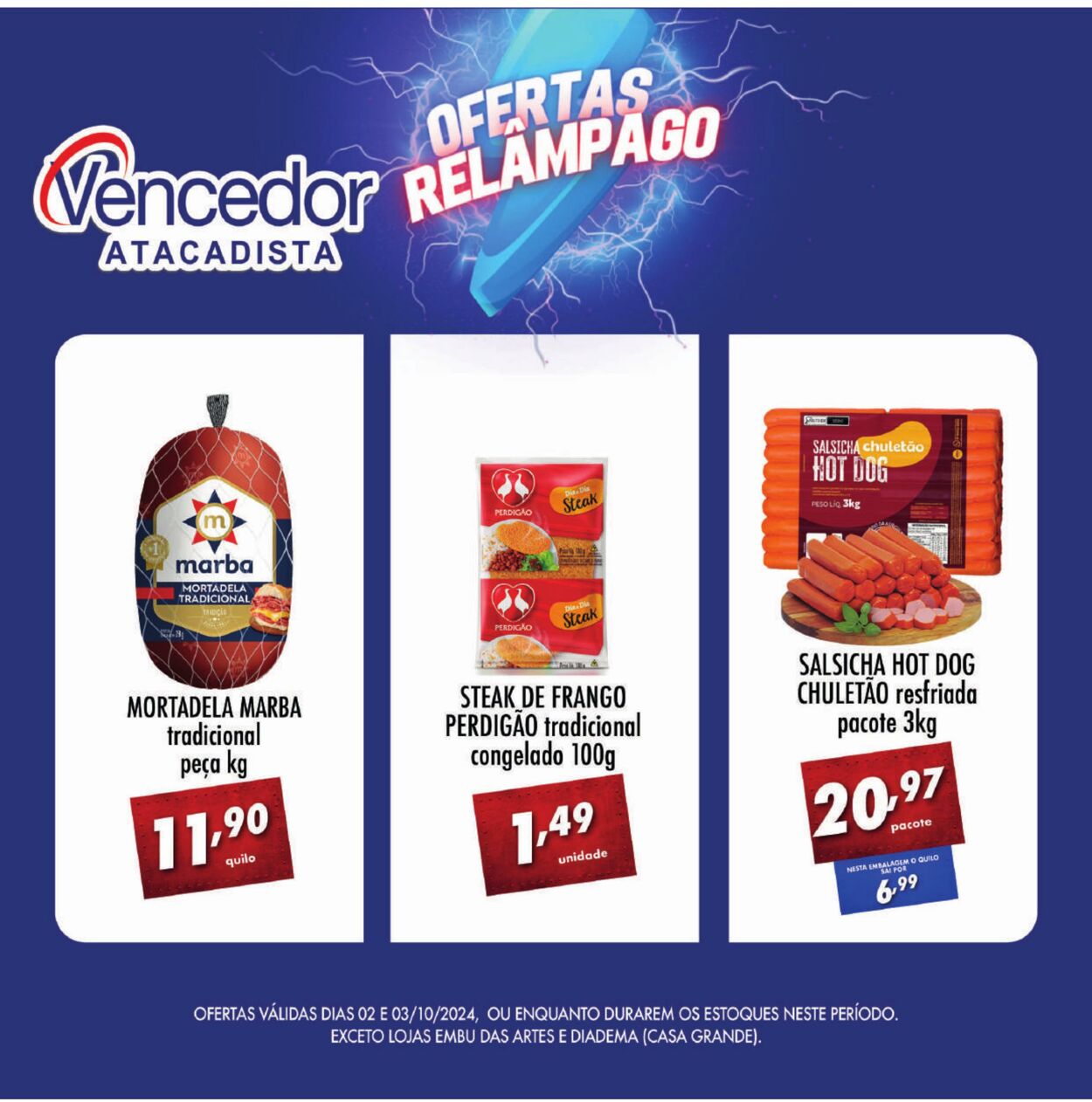 Folheto Vencedor Atacadista 03.10.2024 - 10.11.2024