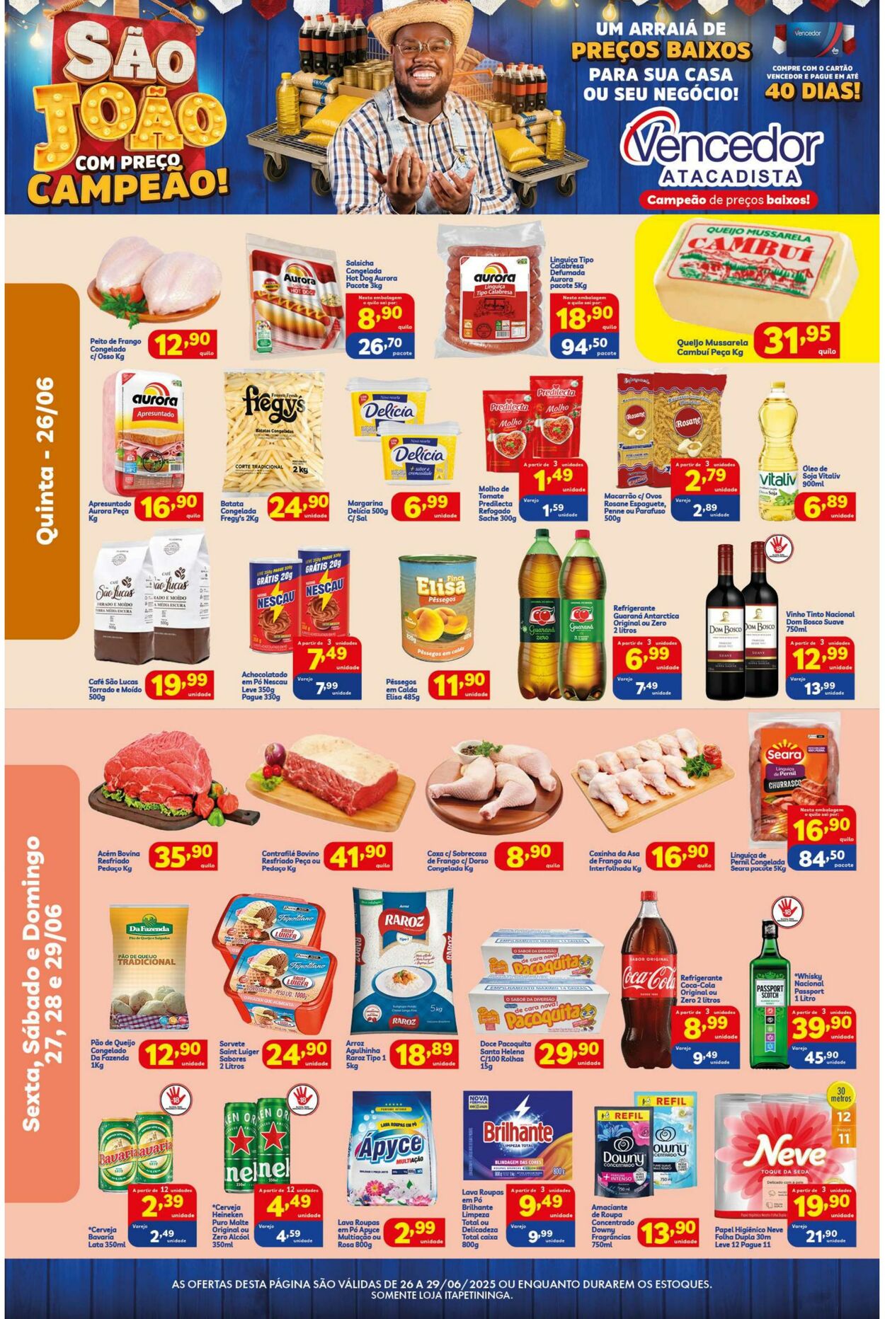 Folheto Vencedor Atacadista 30.06.2025 - 06.07.2025