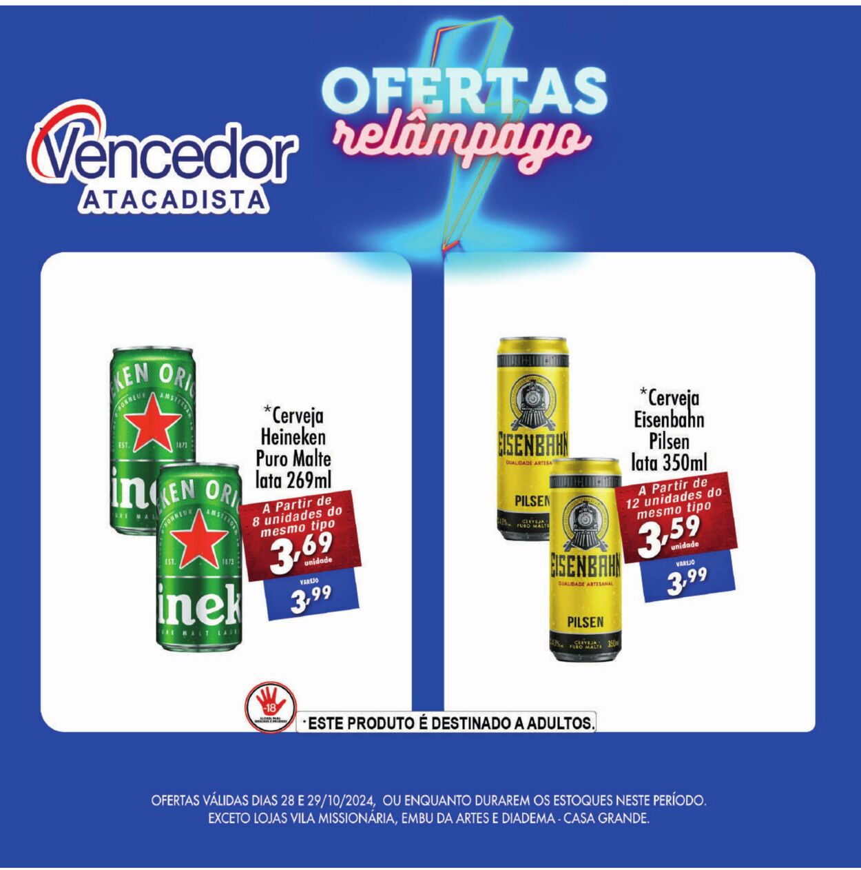 Folheto Vencedor Atacadista 29.10.2024 - 10.11.2024