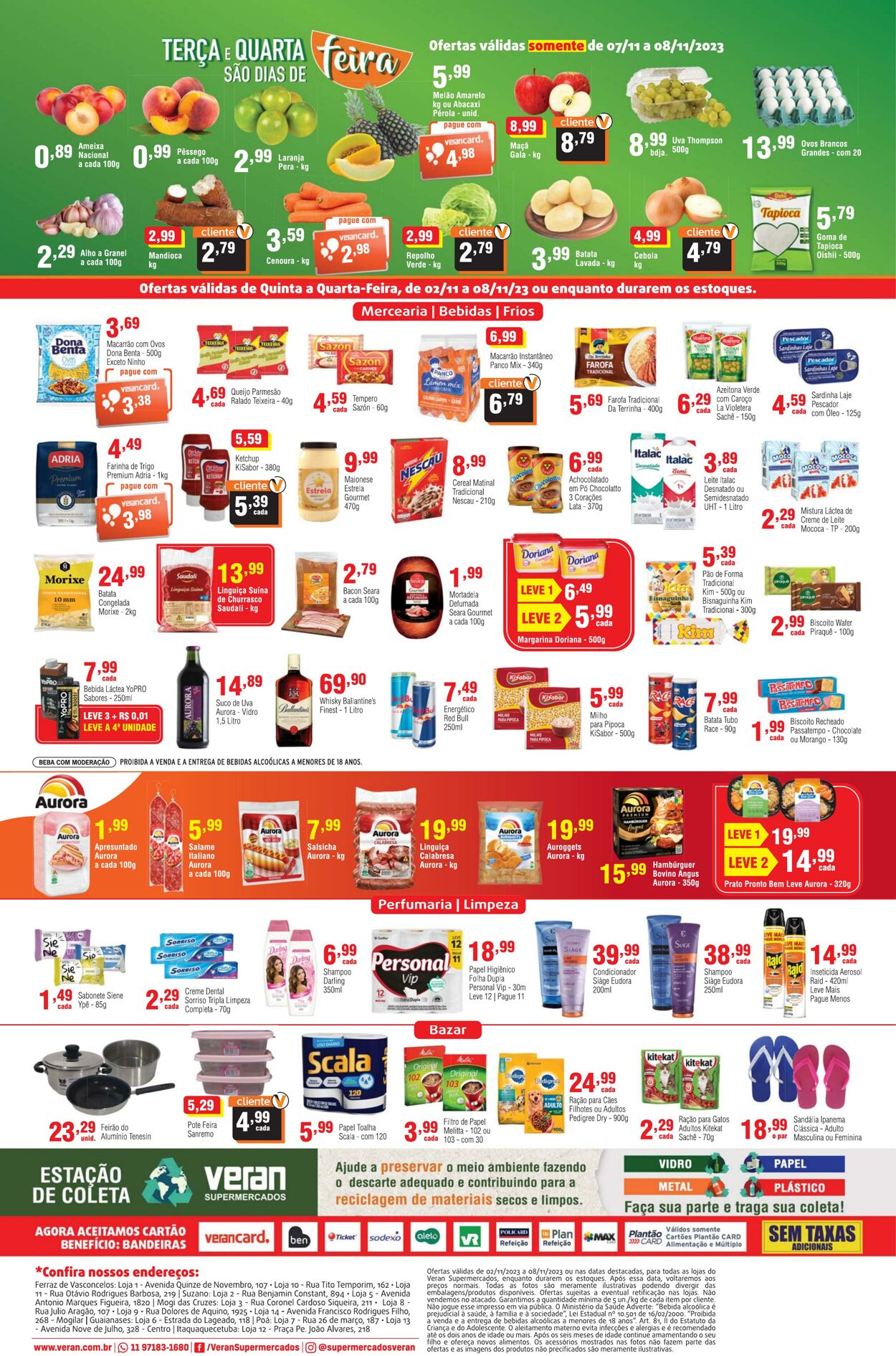 Folheto Veran Supermercados 02.11.2023 - 08.11.2023