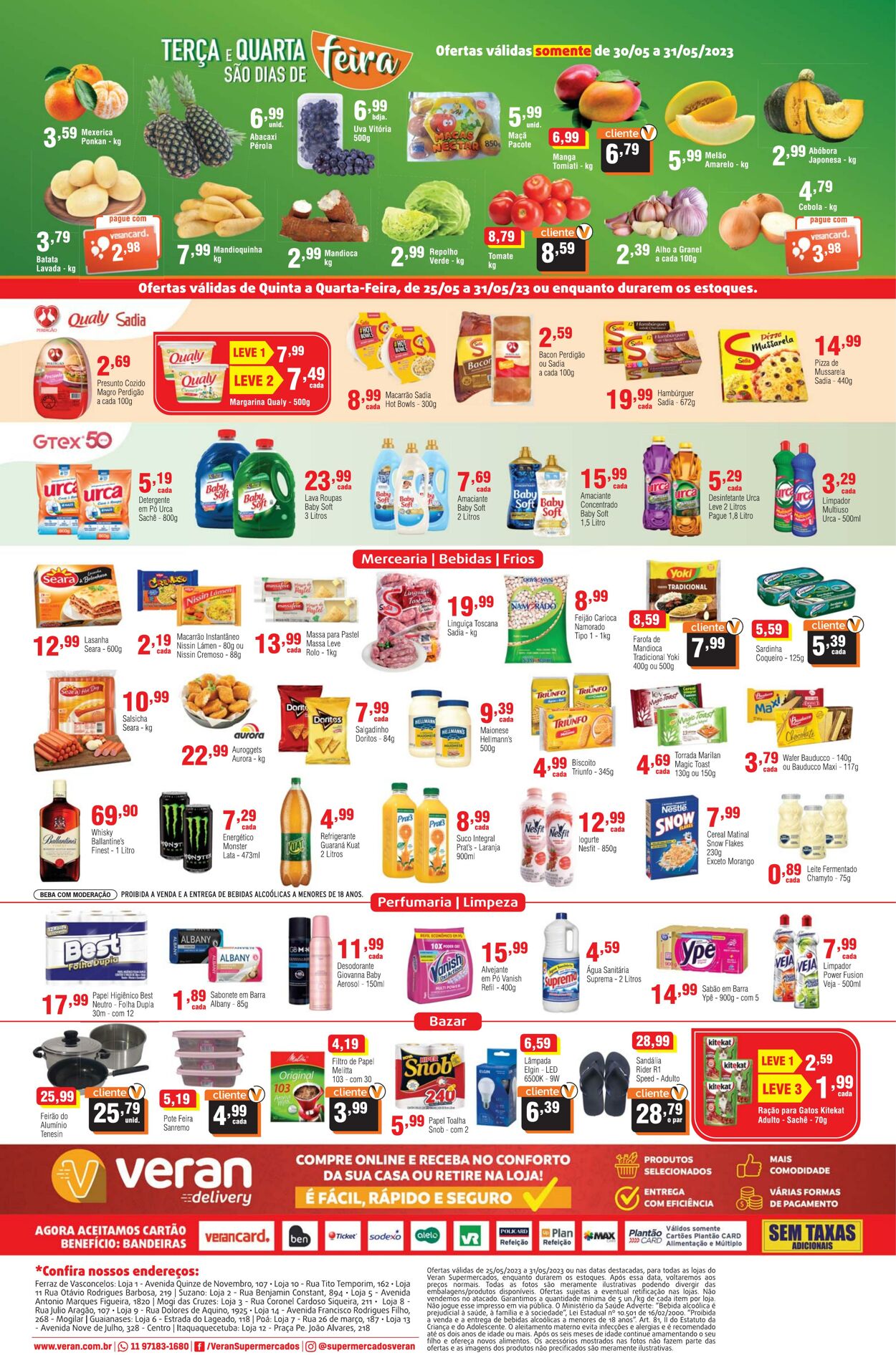 Folheto Veran Supermercados 25.05.2023 - 31.05.2023