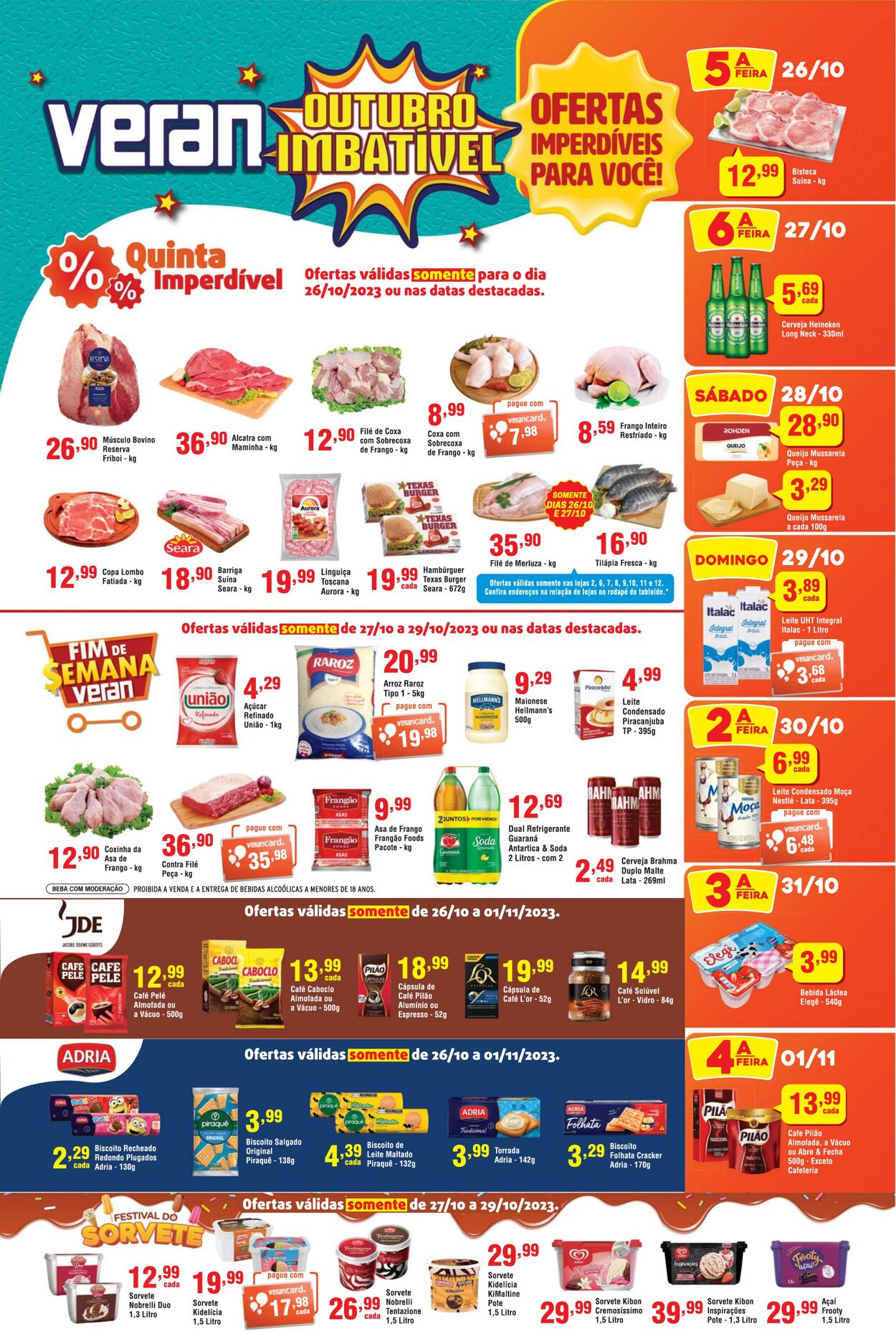 Folheto Veran Supermercados 26.10.2023 - 01.11.2023