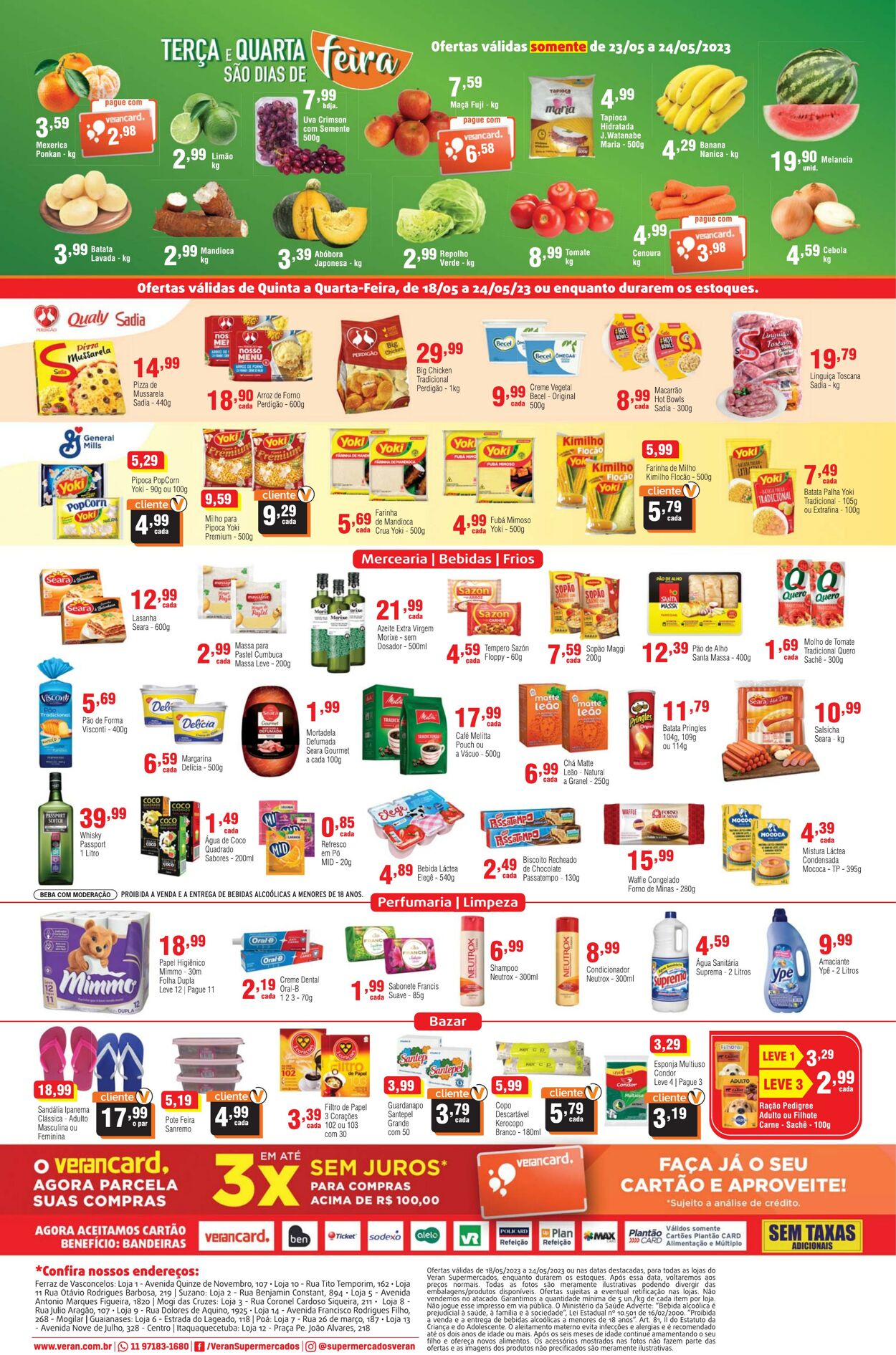 Folheto Veran Supermercados 18.05.2023 - 24.05.2023