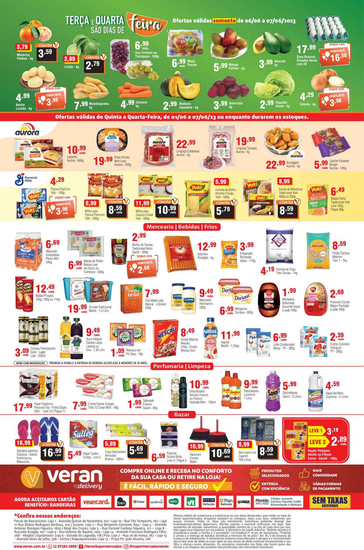 Folheto Veran Supermercados 01.06.2023 - 07.06.2023