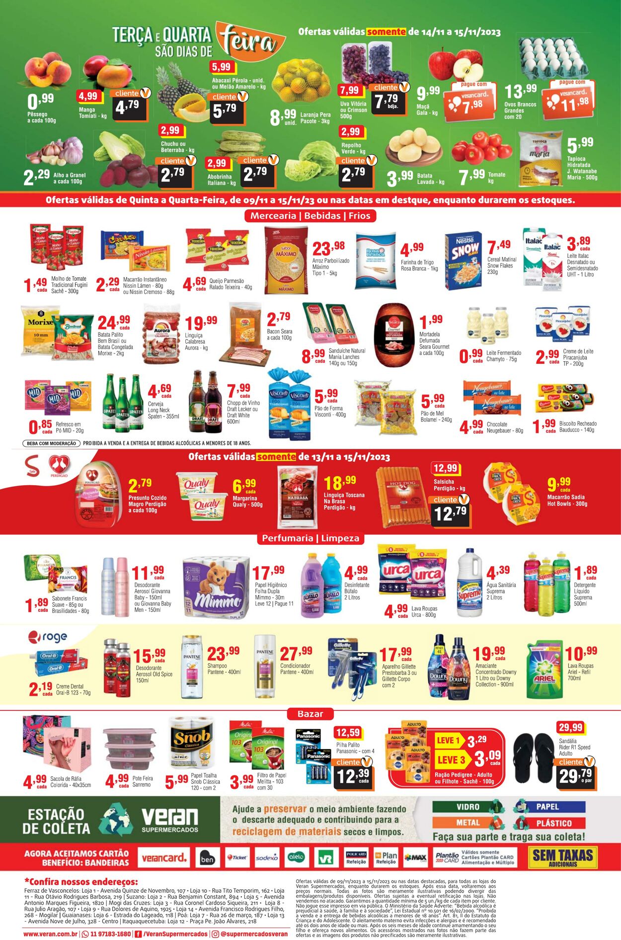Folheto Veran Supermercados 09.11.2023 - 15.11.2023