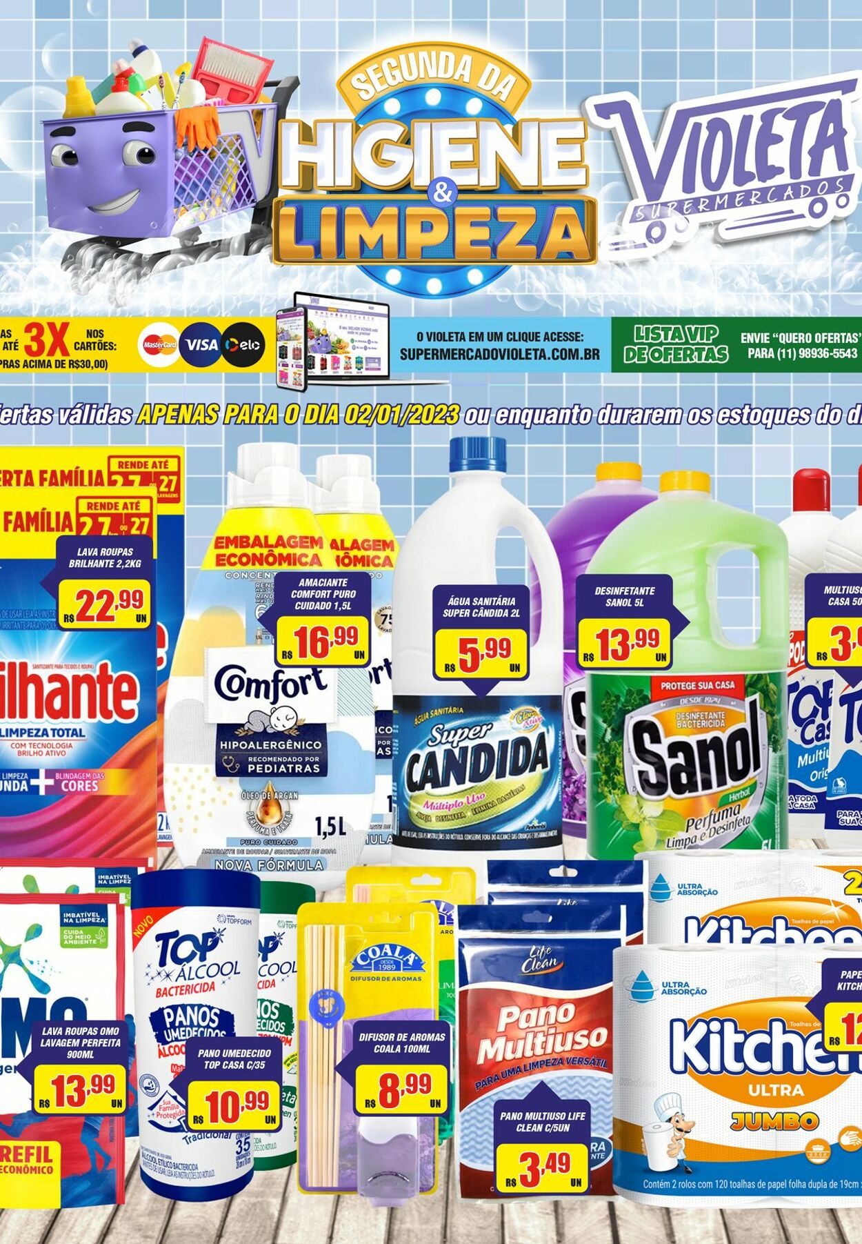 Folheto Violeta Supermercados 02.01.2023-02.01.2023