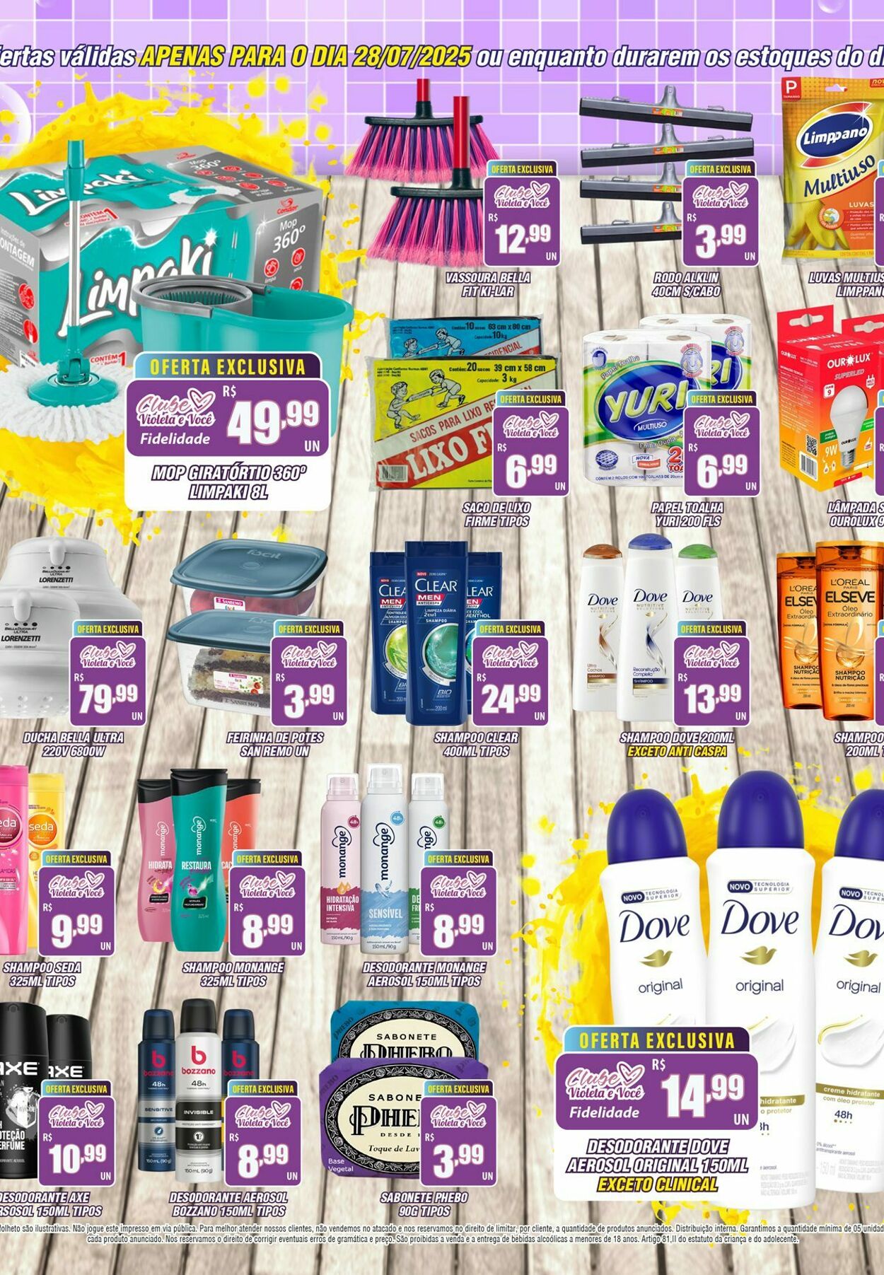 Folheto Violeta Supermercados 28.07.2025 - 28.07.2025