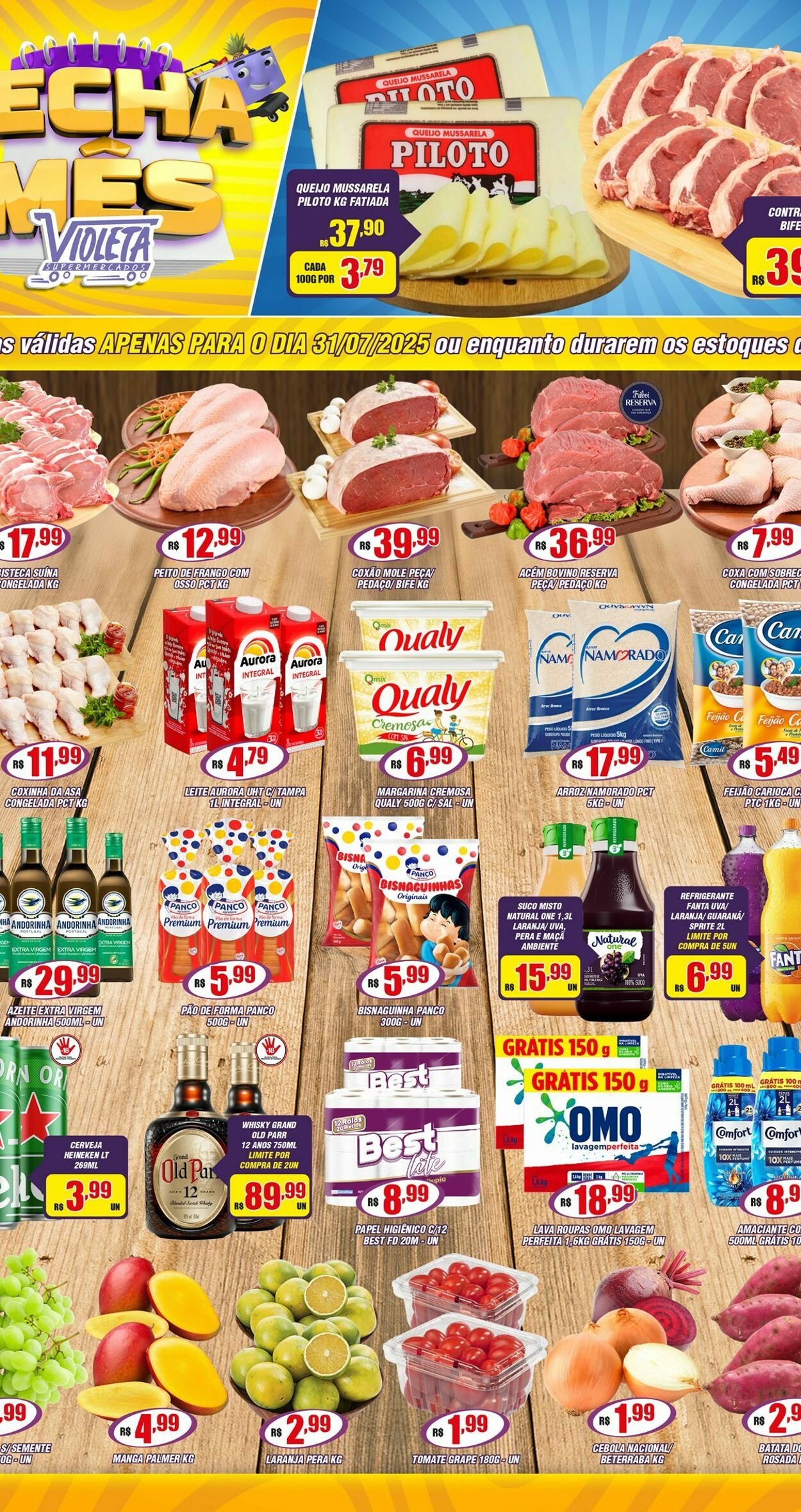 Folheto Violeta Supermercados 31.07.2025 - 31.07.2025
