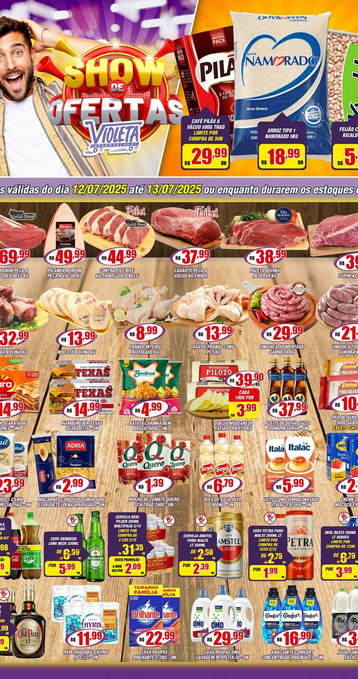 Folheto Violeta Supermercados 13.07.2025 - 13.07.2025