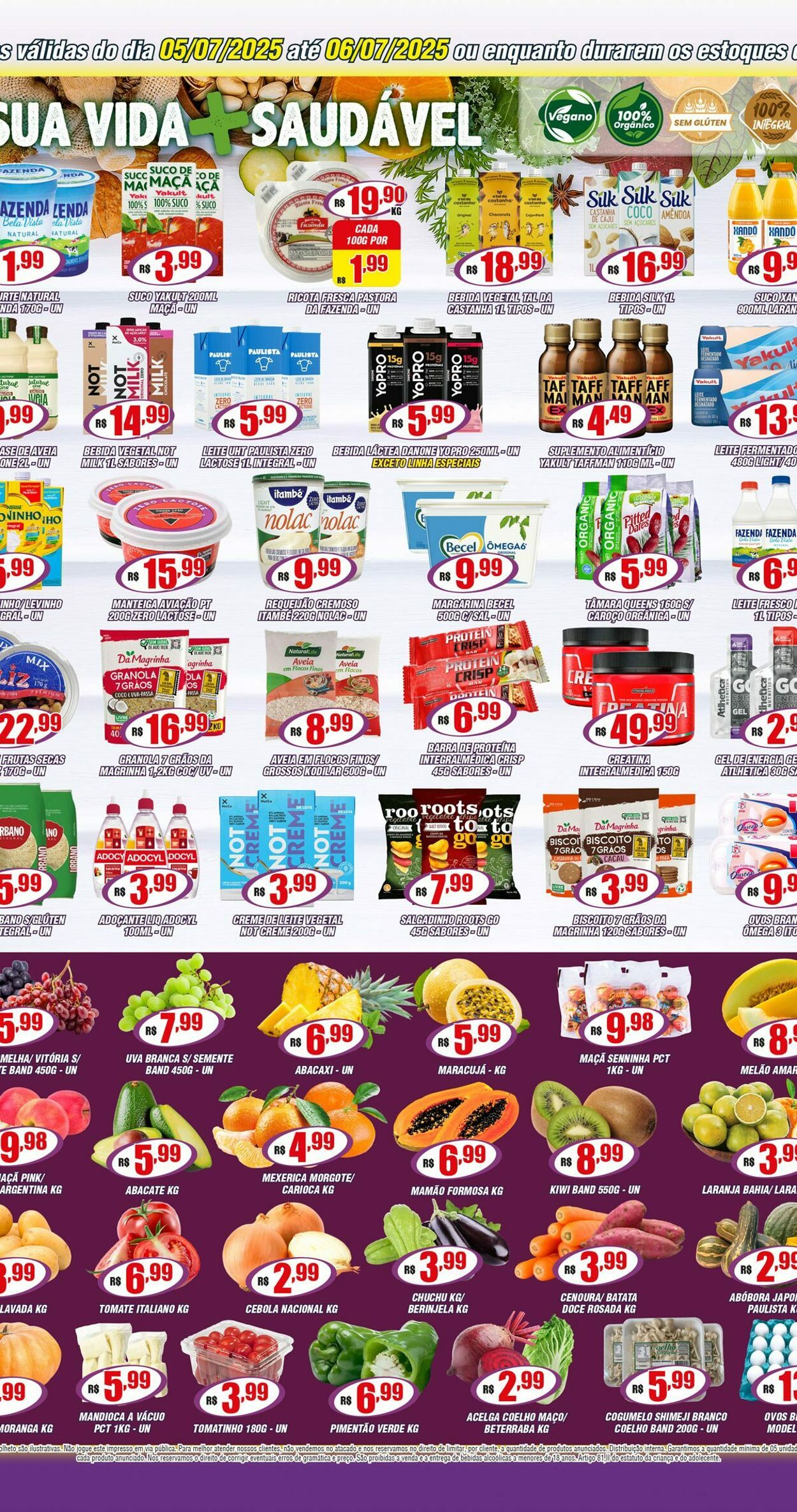 Folheto Violeta Supermercados 07.07.2025 - 07.07.2025