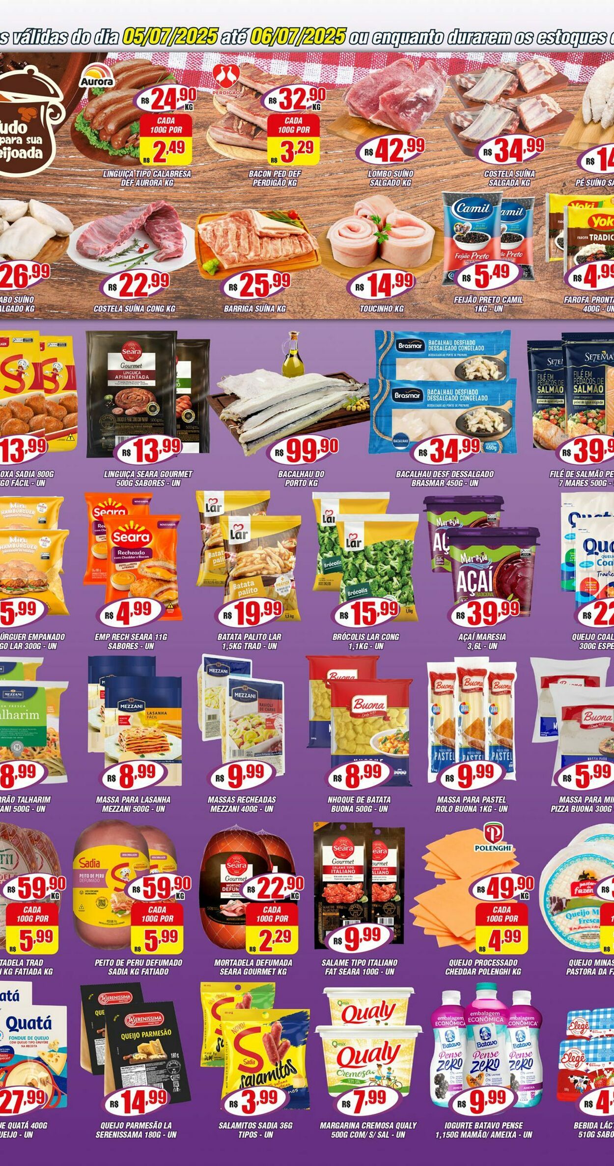 Folheto Violeta Supermercados 07.07.2025 - 07.07.2025