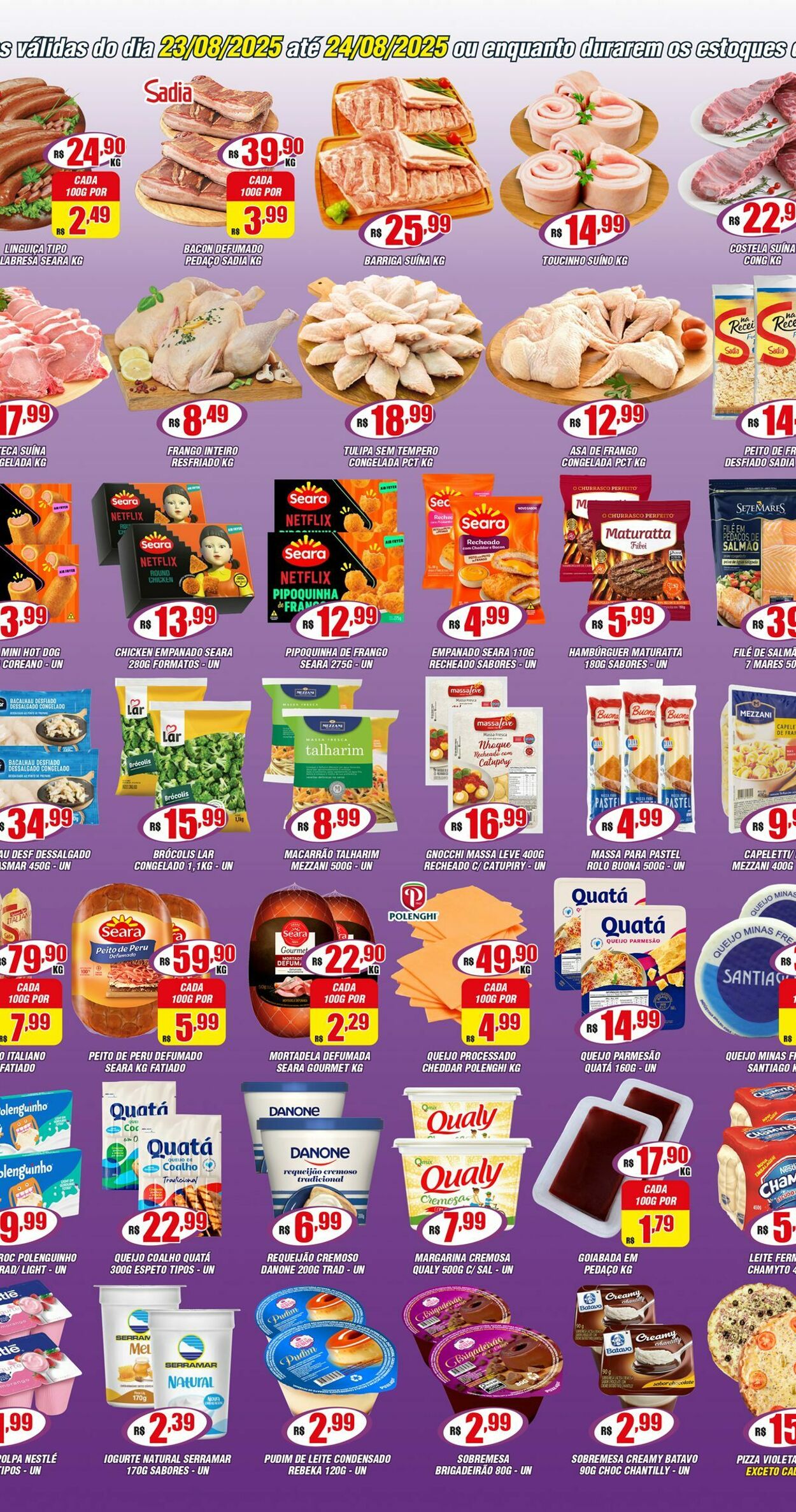 Folheto Violeta Supermercados 25.08.2025 - 25.08.2025