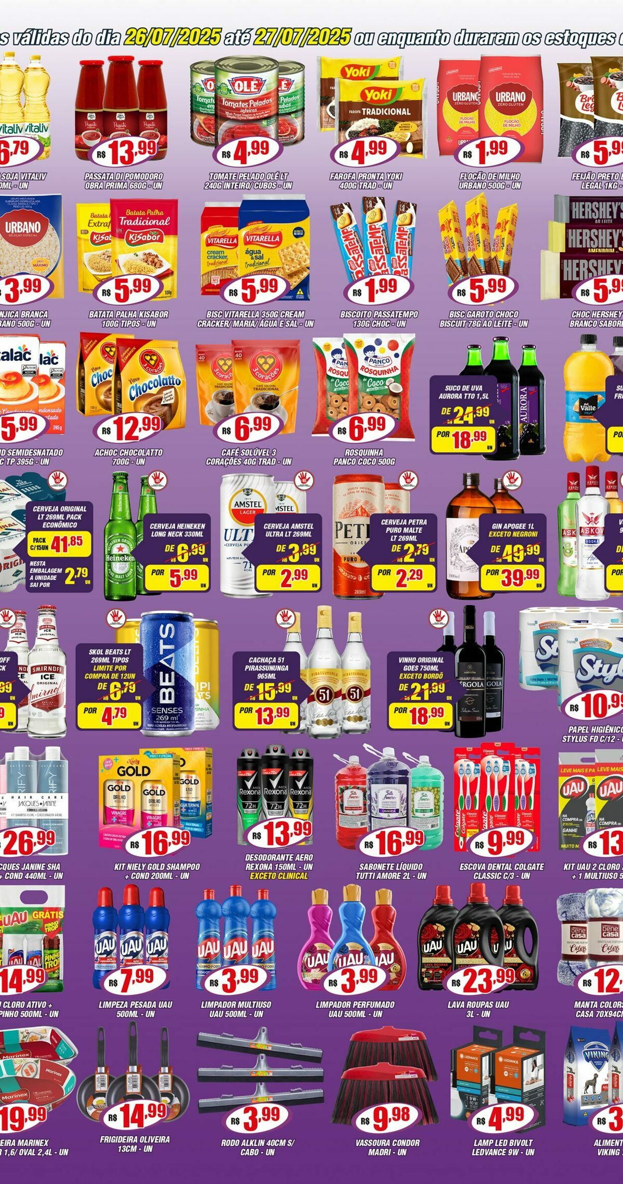 Folheto Violeta Supermercados 26.07.2025 - 26.07.2025
