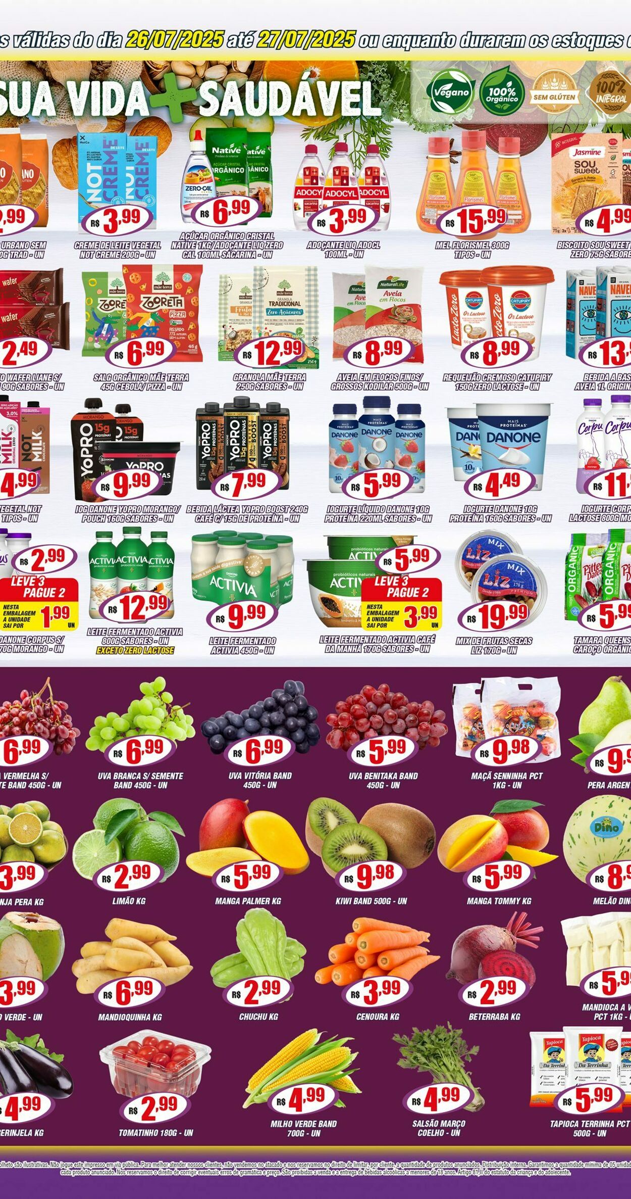 Folheto Violeta Supermercados 26.07.2025 - 26.07.2025