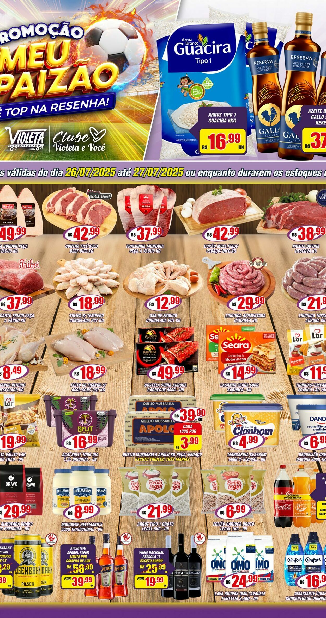 Folheto Violeta Supermercados 26.07.2025 - 26.07.2025