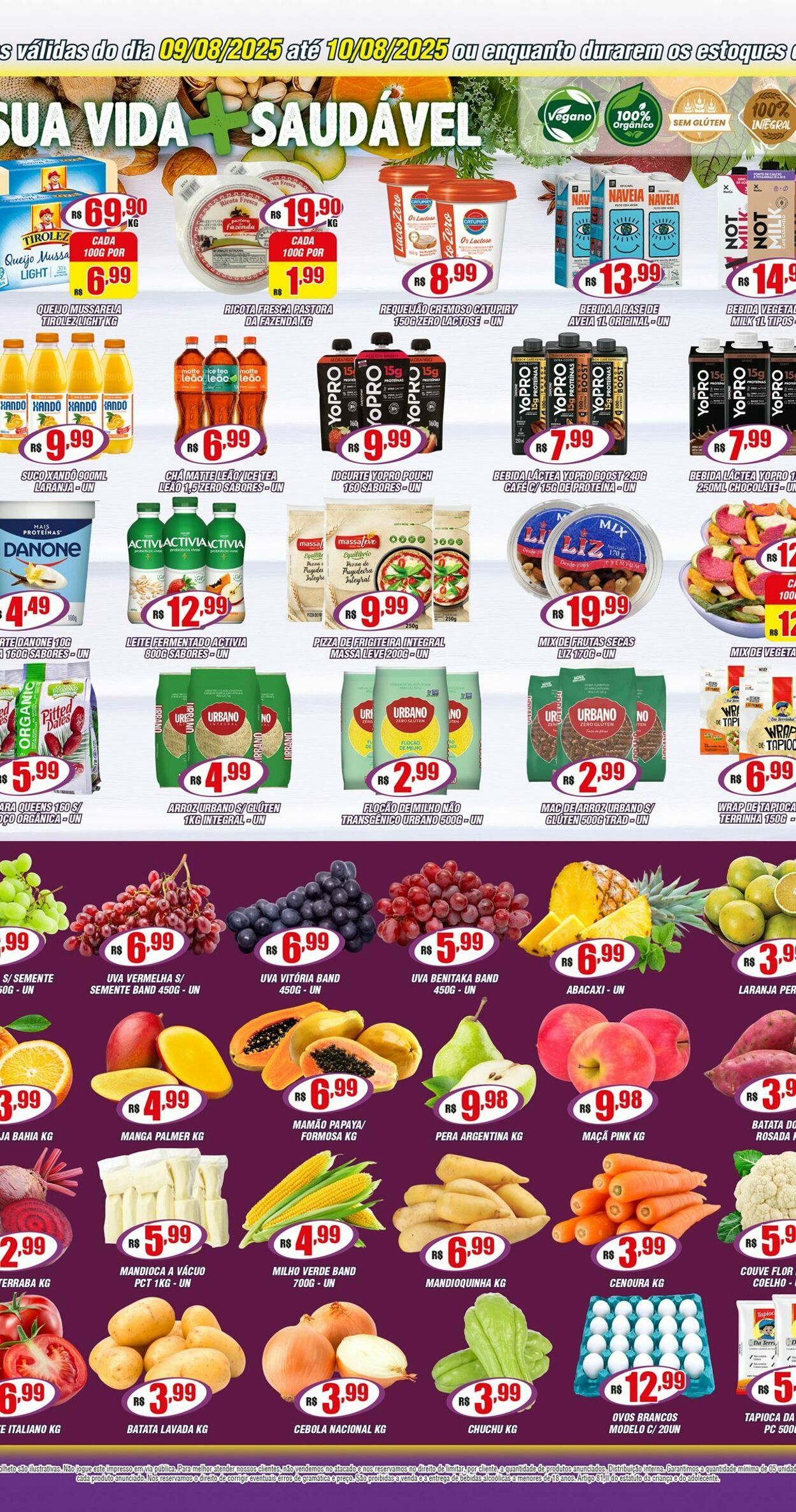 Folheto Violeta Supermercados 11.08.2025 - 11.08.2025