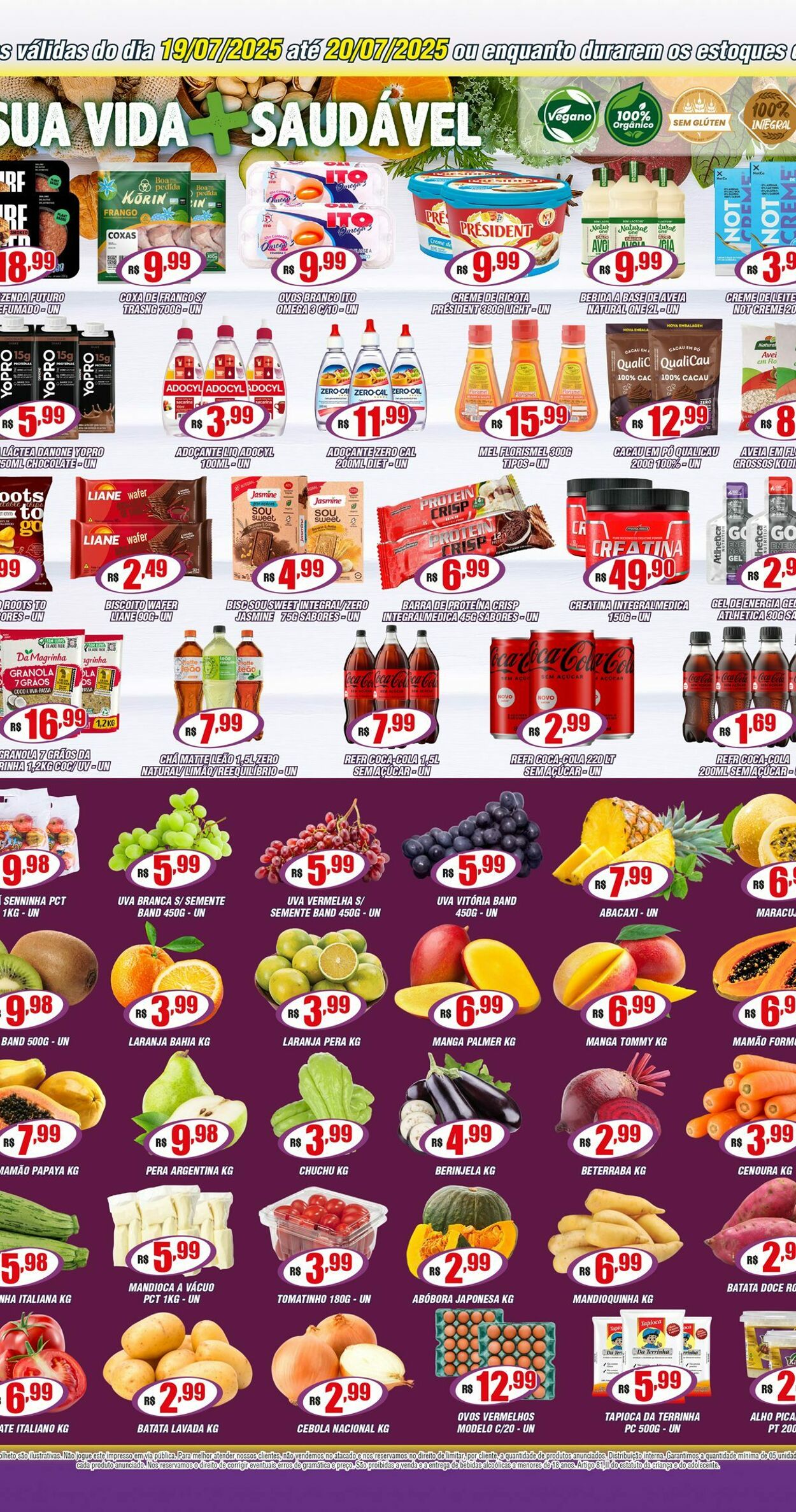 Folheto Violeta Supermercados 20.07.2025 - 20.07.2025