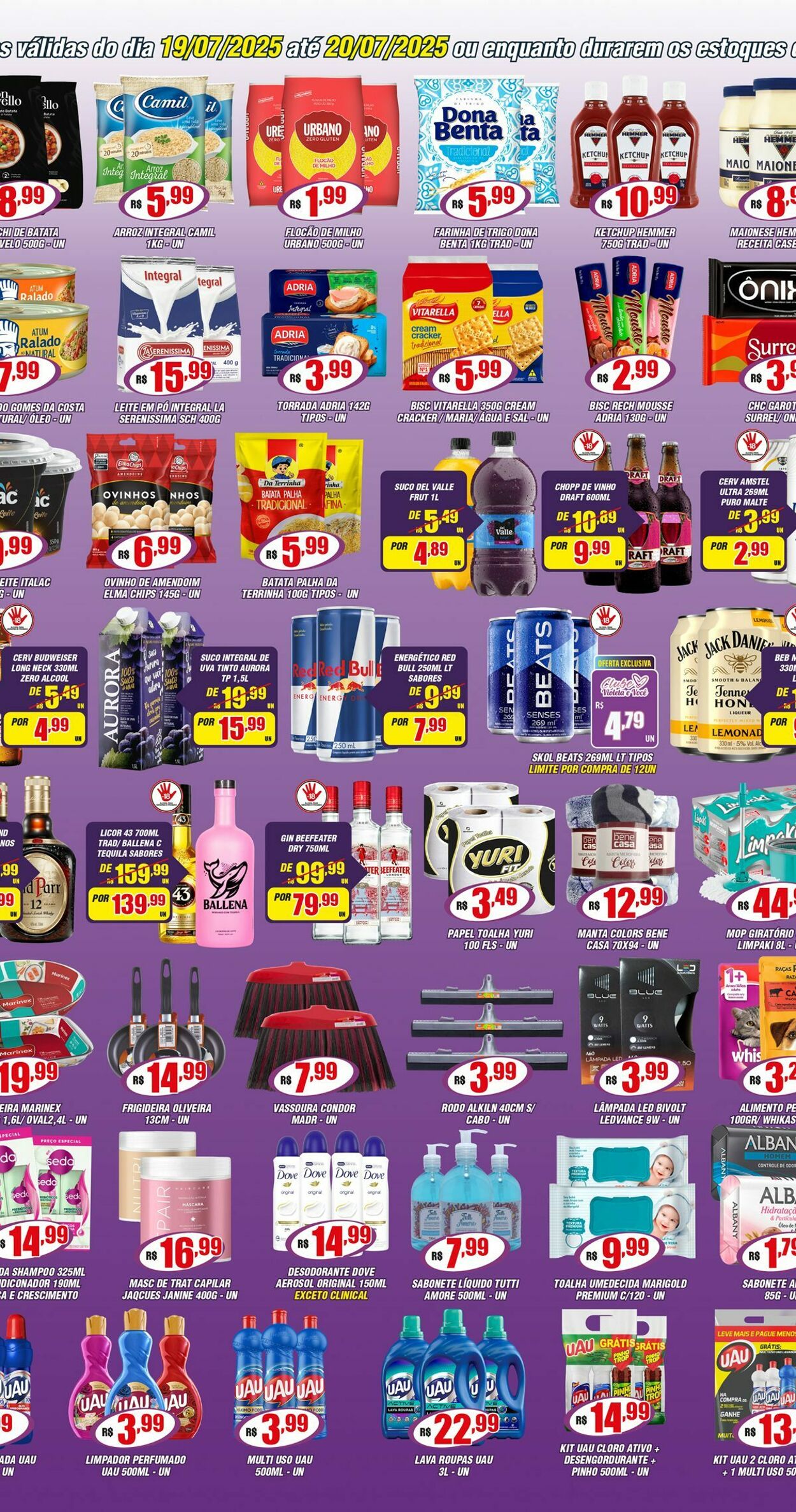 Folheto Violeta Supermercados 20.07.2025 - 20.07.2025