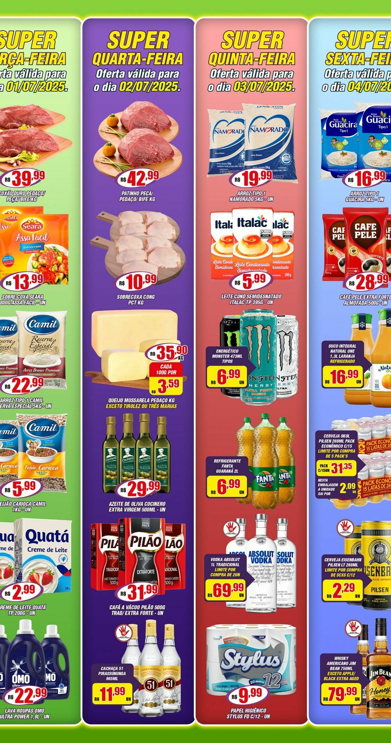 Folheto Violeta Supermercados 04.07.2025 - 04.07.2025