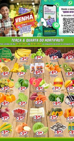 Folheto Violeta Supermercados 03.07.2025 - 03.07.2025