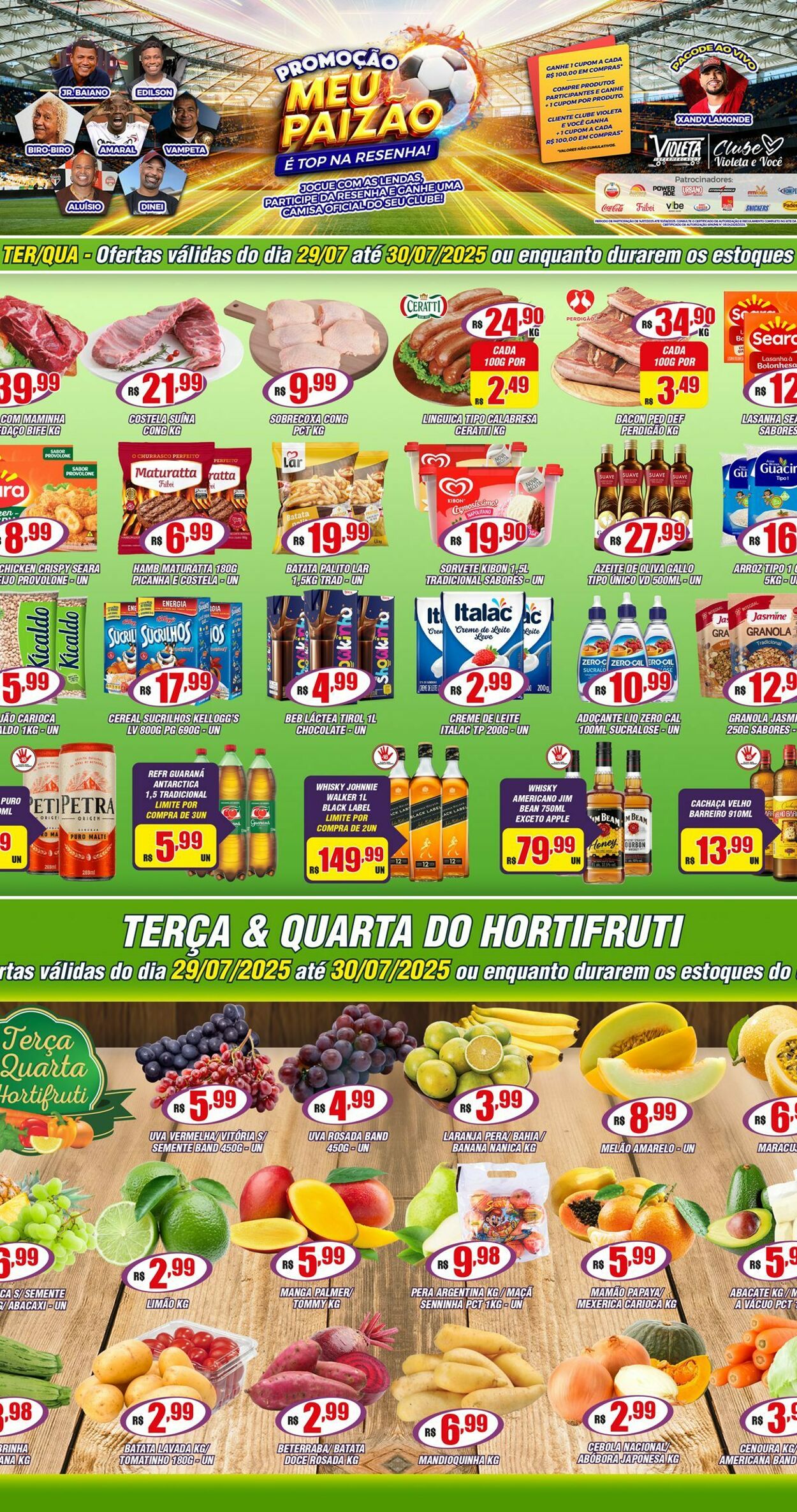 Folheto Violeta Supermercados 30.07.2025 - 30.07.2025