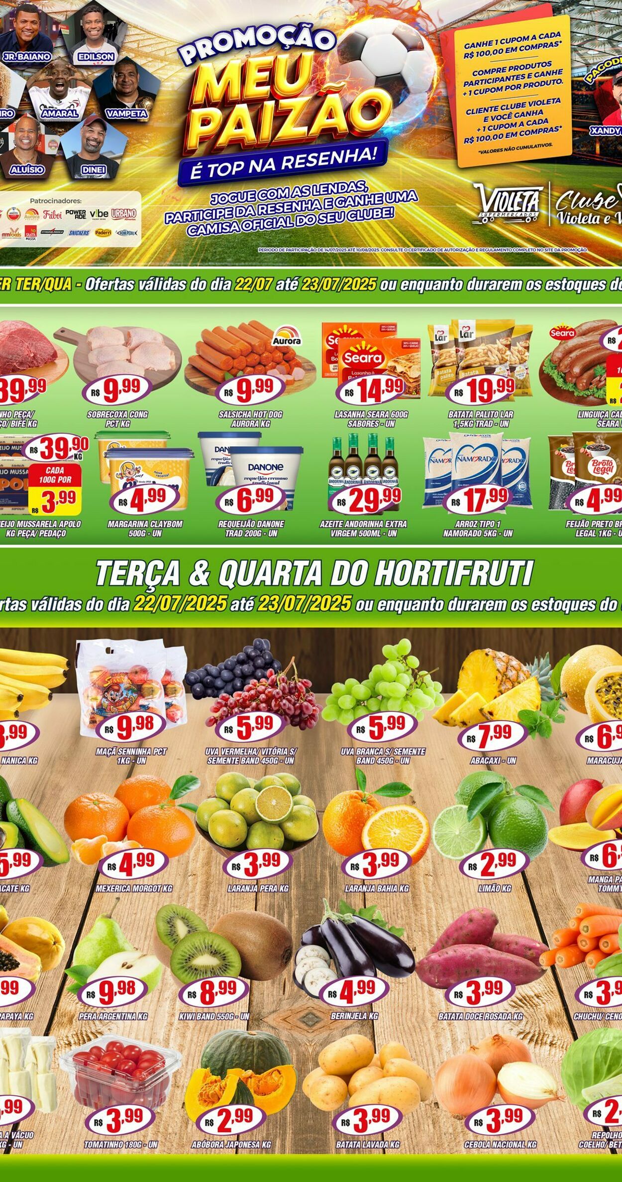 Folheto Violeta Supermercados 22.07.2025 - 22.07.2025