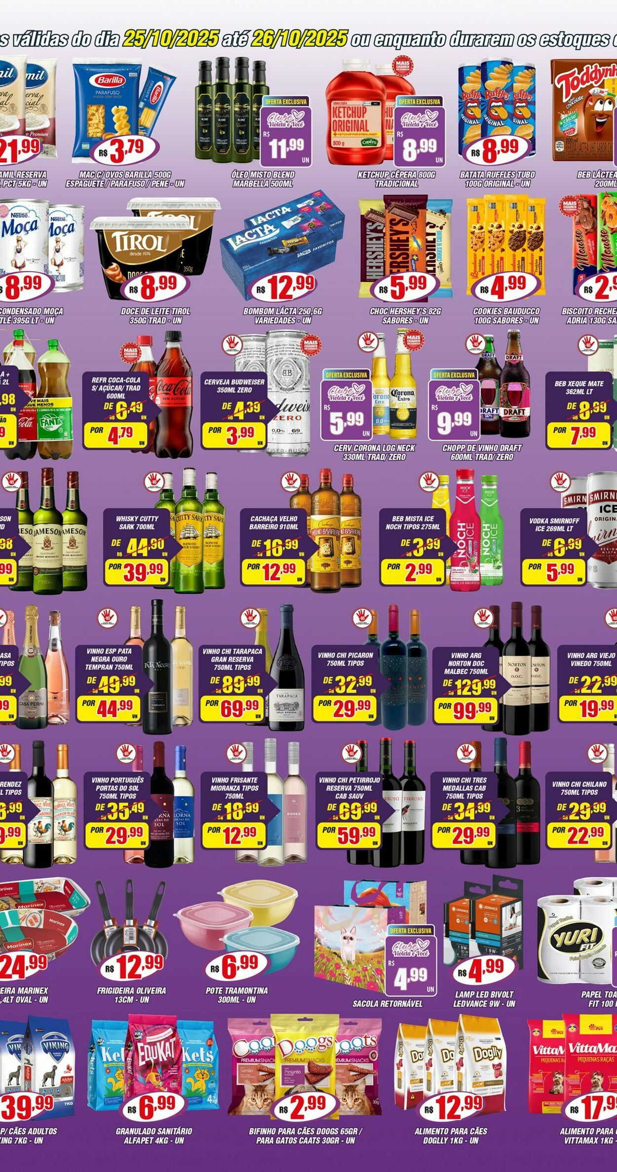 Folheto Violeta Supermercados 27.10.2025 - 27.10.2025