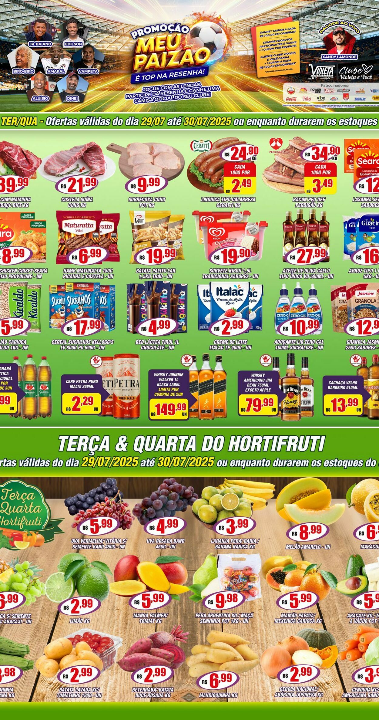 Folheto Violeta Supermercados 01.08.2025 - 01.08.2025