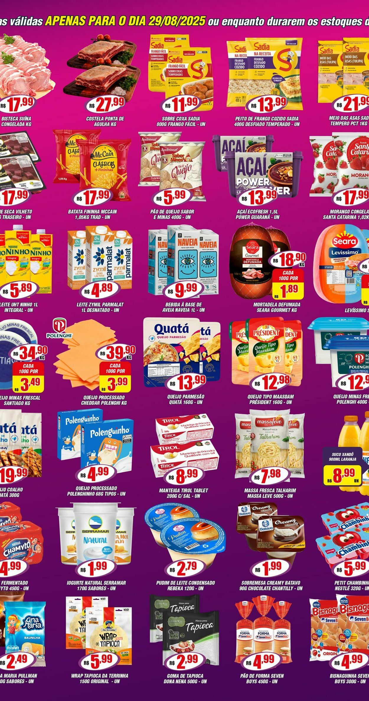 Folheto Violeta Supermercados 29.08.2025 - 29.08.2025
