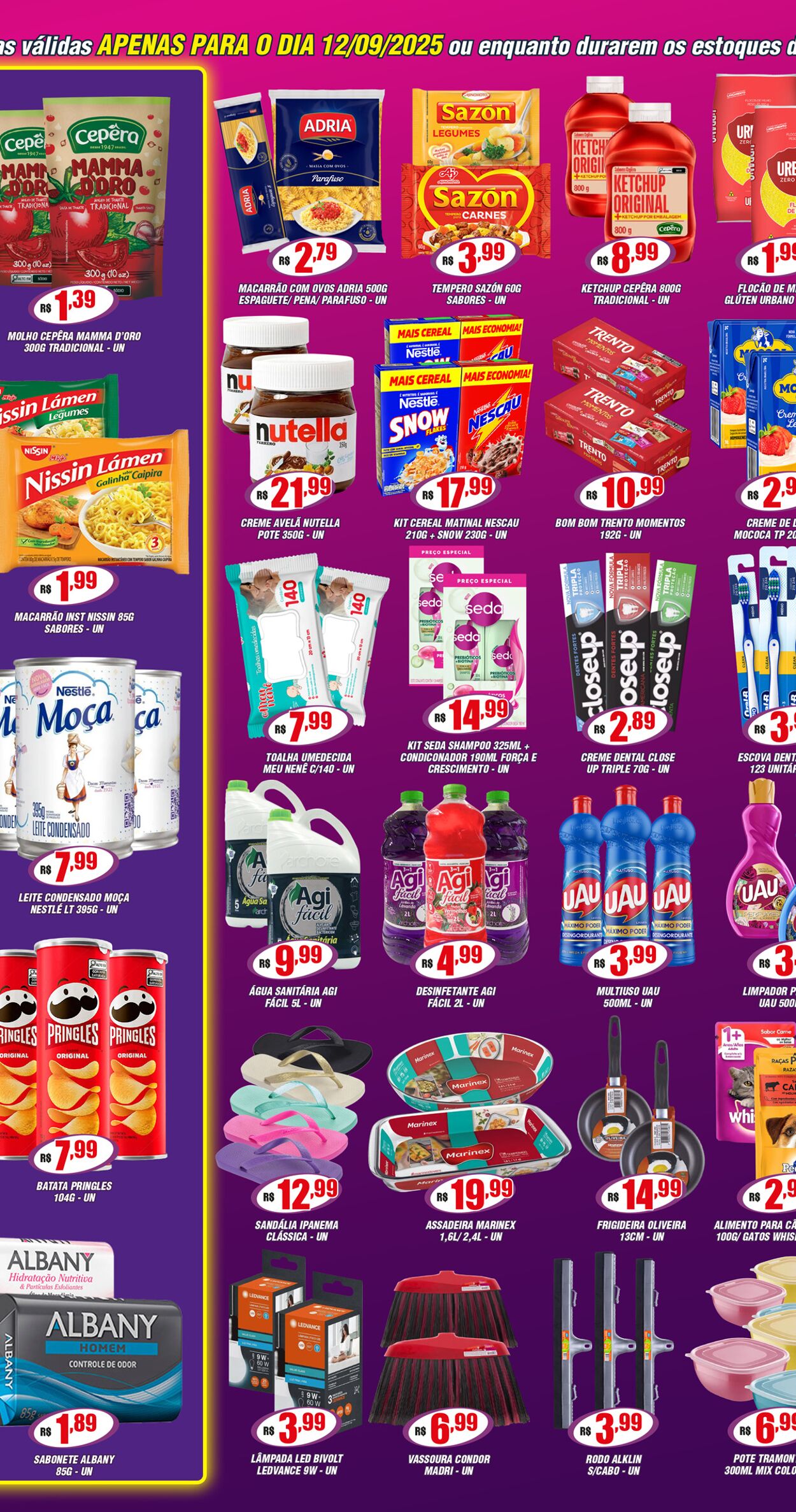 Folheto Violeta Supermercados 12.09.2025 - 12.09.2025