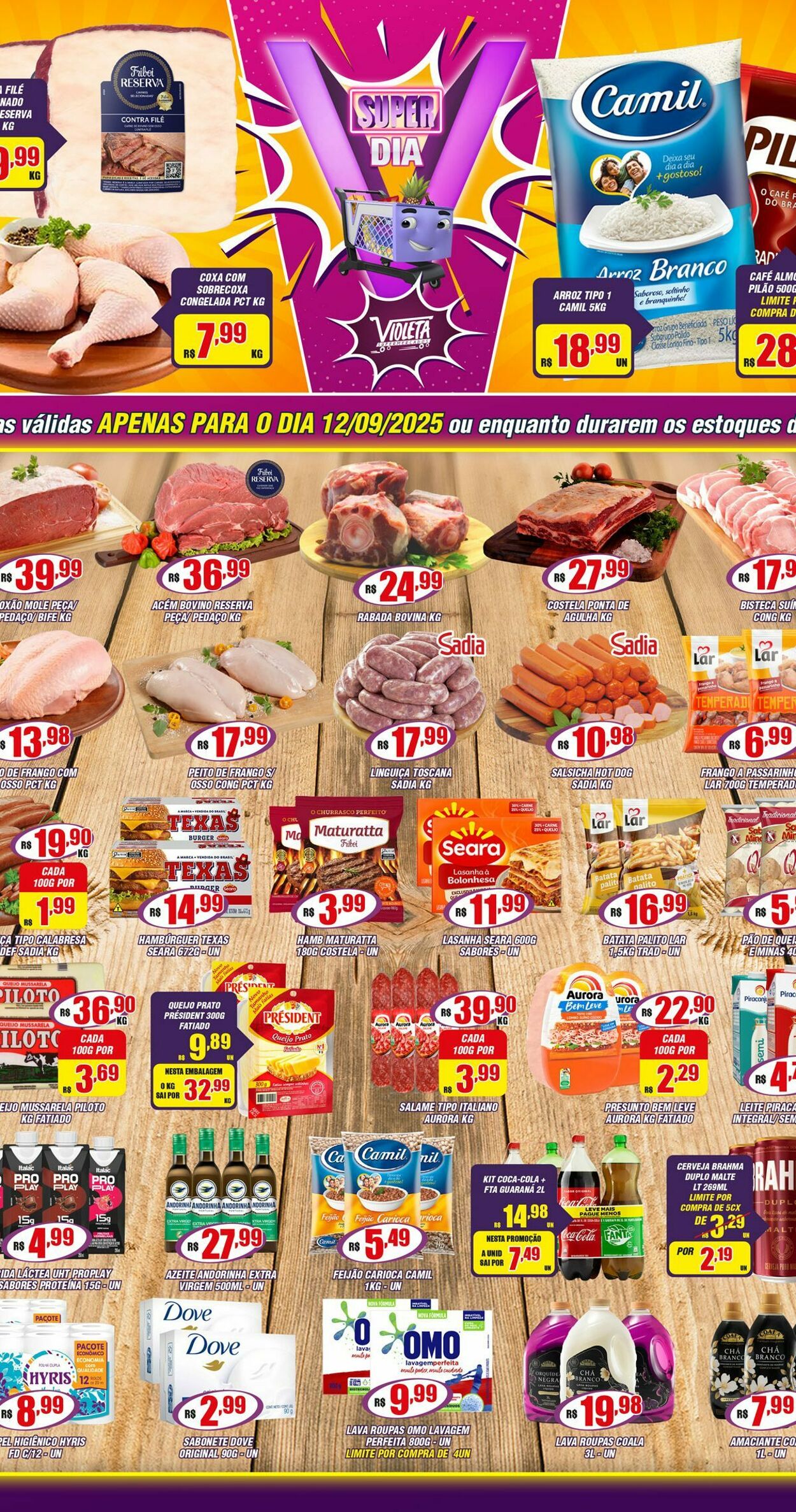 Folheto Violeta Supermercados 12.09.2025 - 12.09.2025