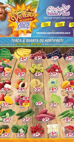 Folheto Violeta Supermercados 12.01.2025 - 12.01.2025