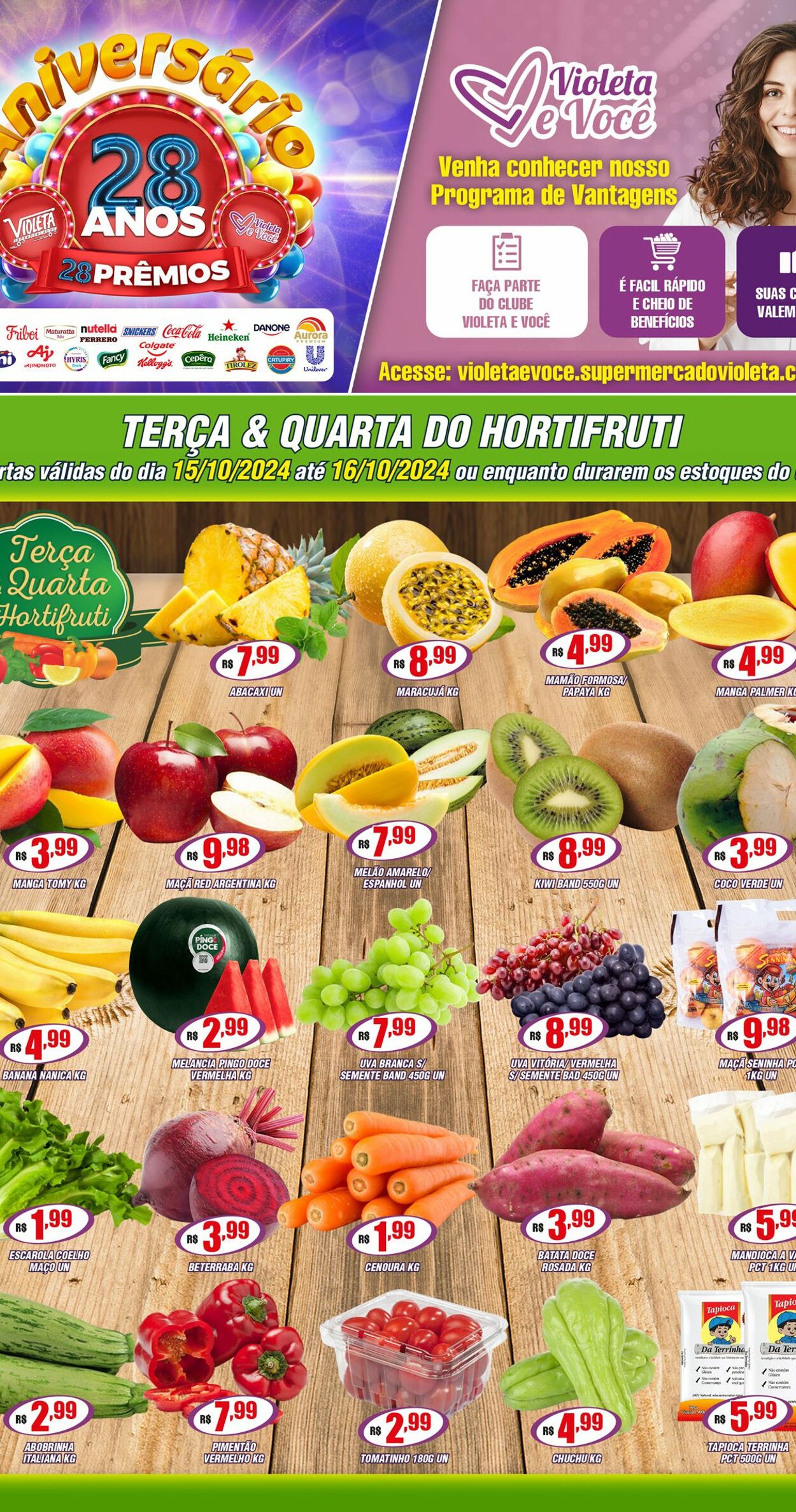 Folheto Violeta Supermercados 16.10.2024 - 16.10.2024