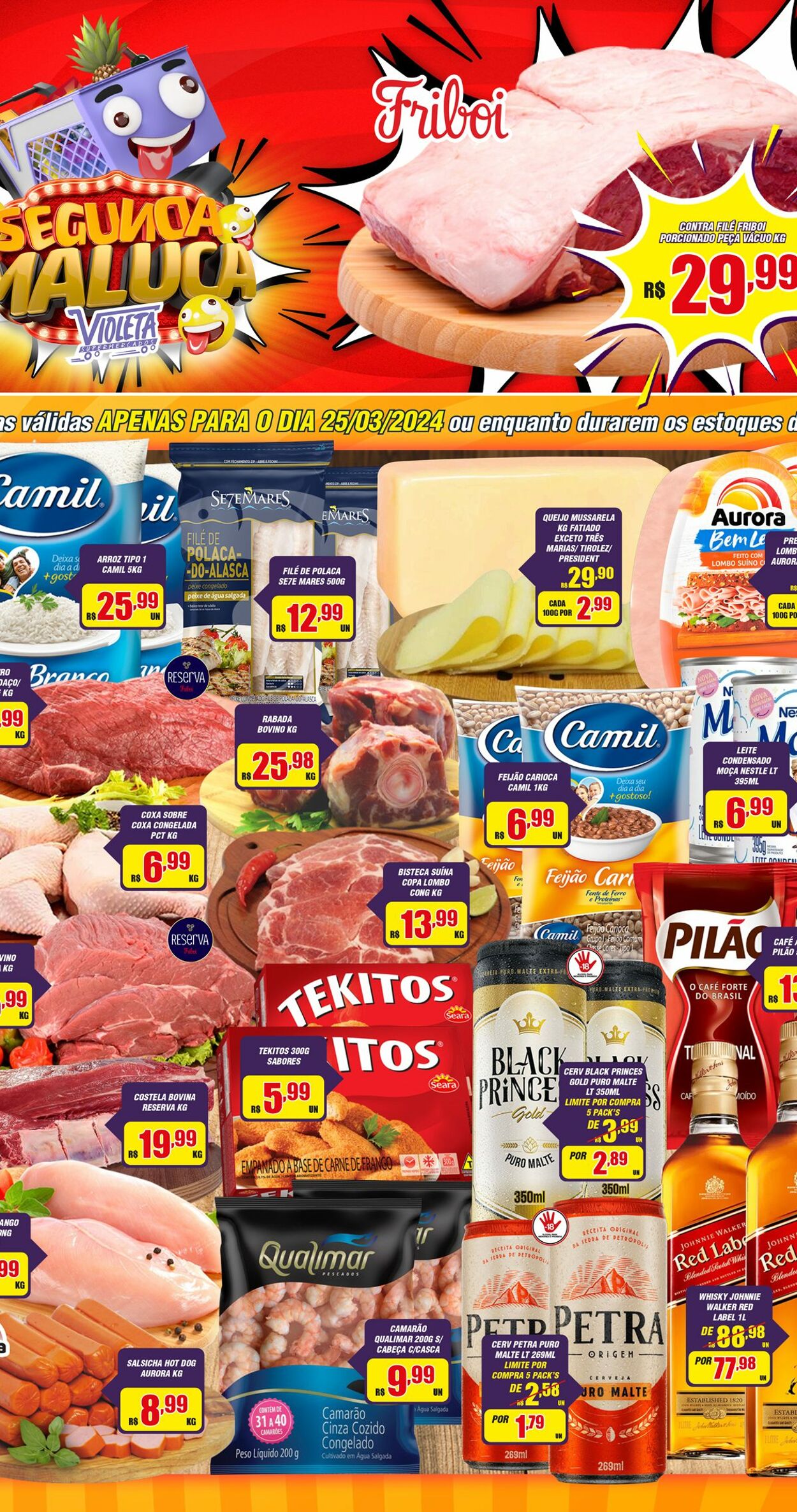 Folheto Violeta Supermercados 25.03.2024 - 25.03.2024
