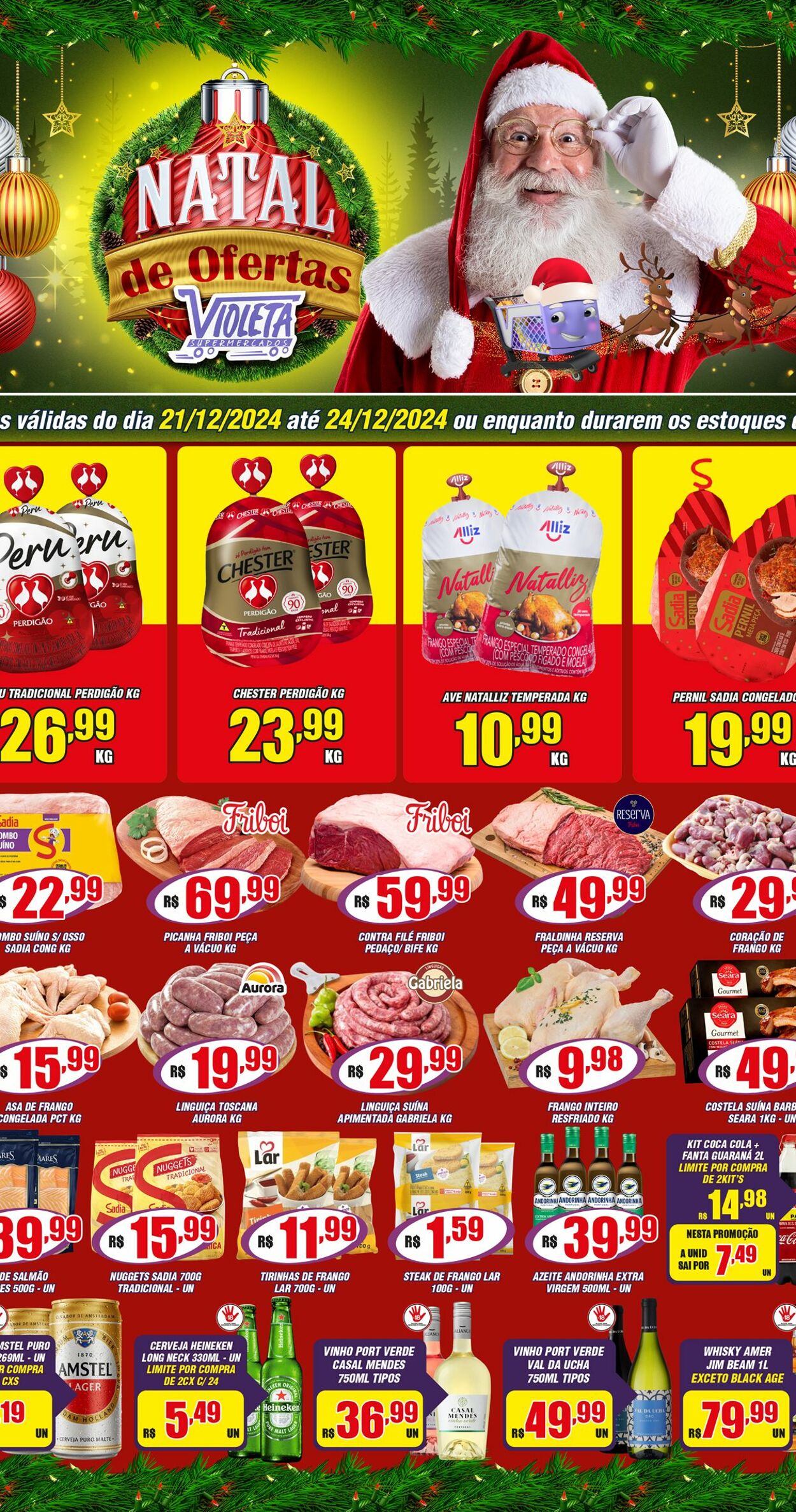 Violeta Supermercados Folhetos promocionais