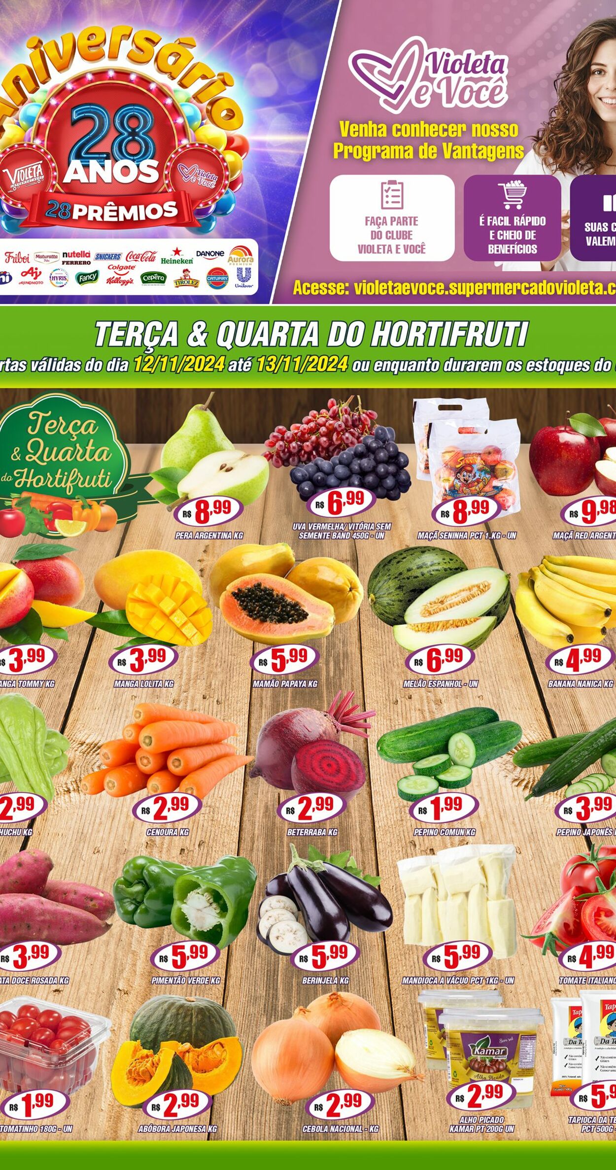 Folheto Violeta Supermercados 15.11.2024 - 15.11.2024