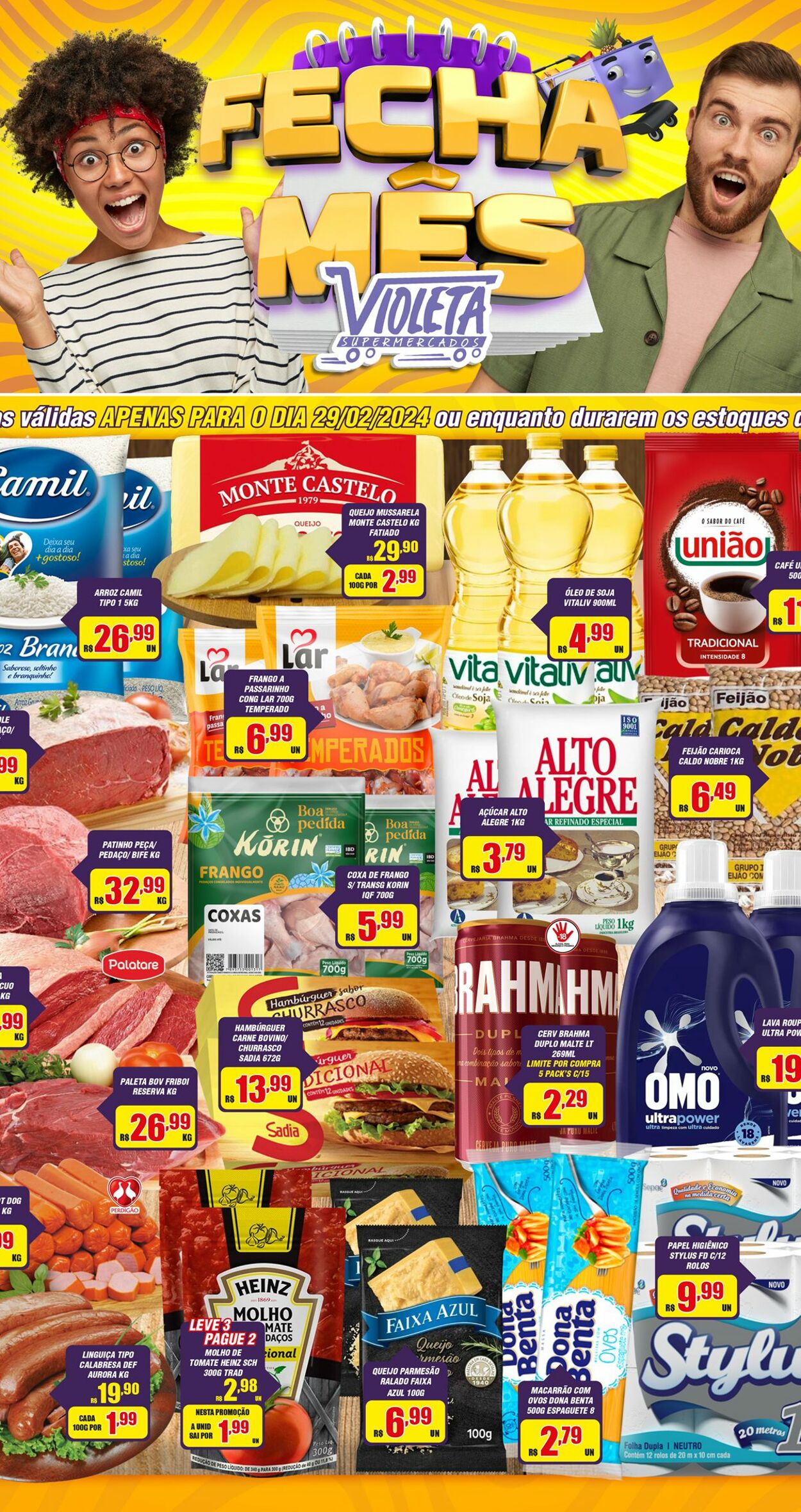 Violeta Supermercados Folhetos promocionais