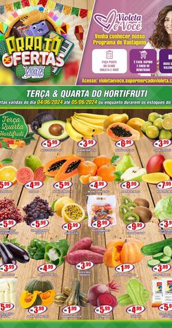 Folheto Violeta Supermercados 04.06.2024 - 05.06.2024