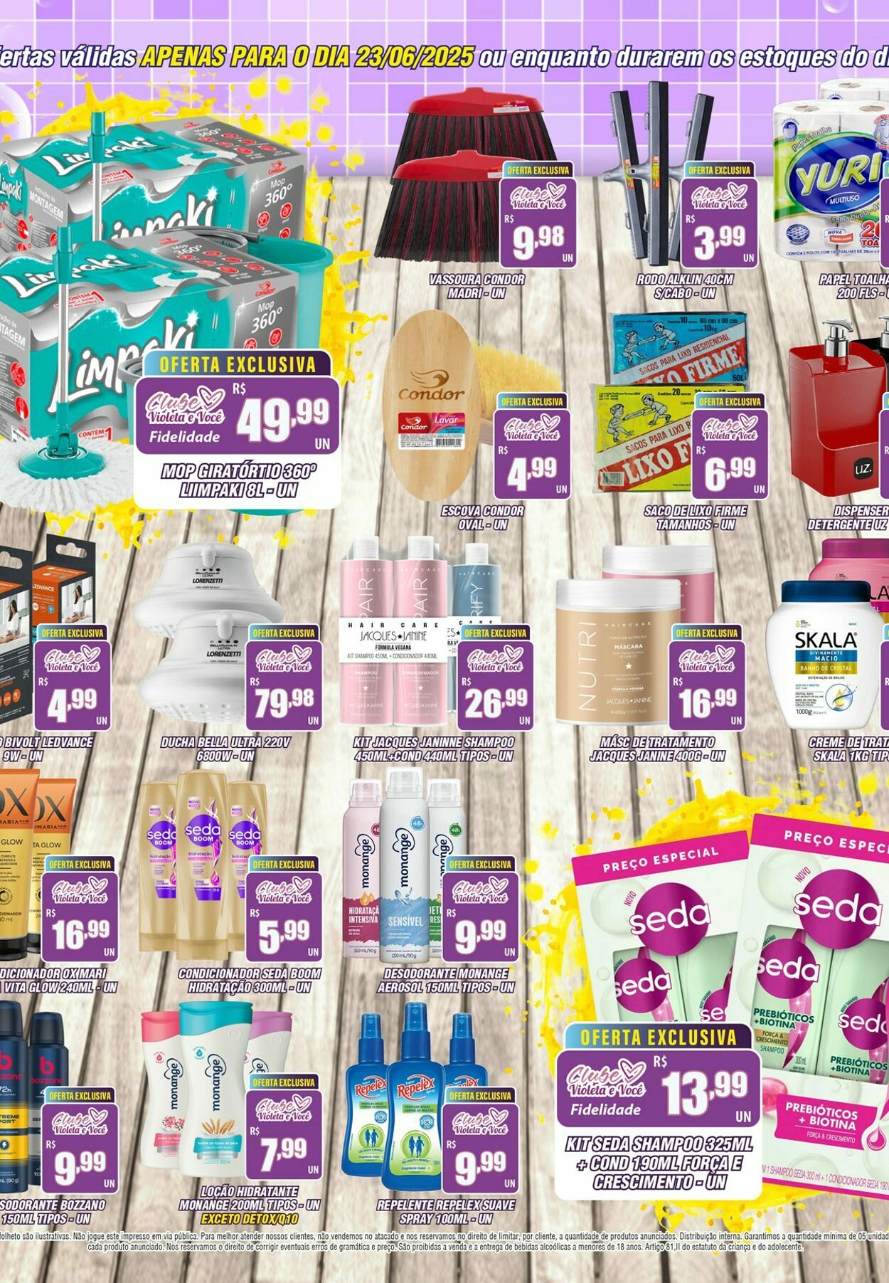 Folheto Violeta Supermercados 23.06.2025 - 23.06.2025