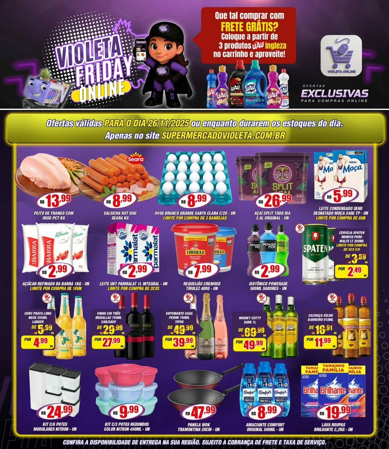 Folheto Violeta Supermercados 26.11.2025 - 26.11.2025