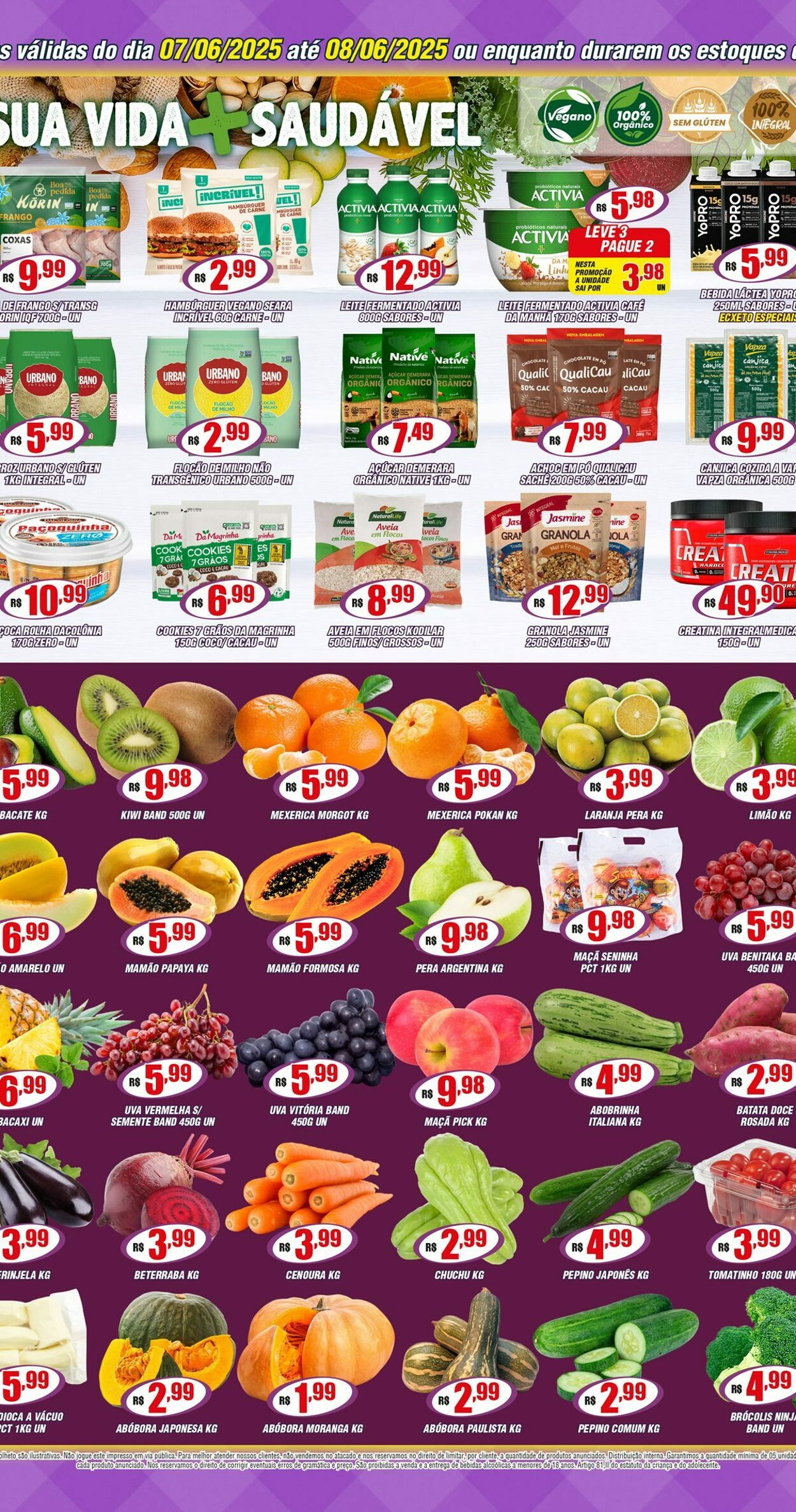 Folheto Violeta Supermercados 09.06.2025 - 09.06.2025