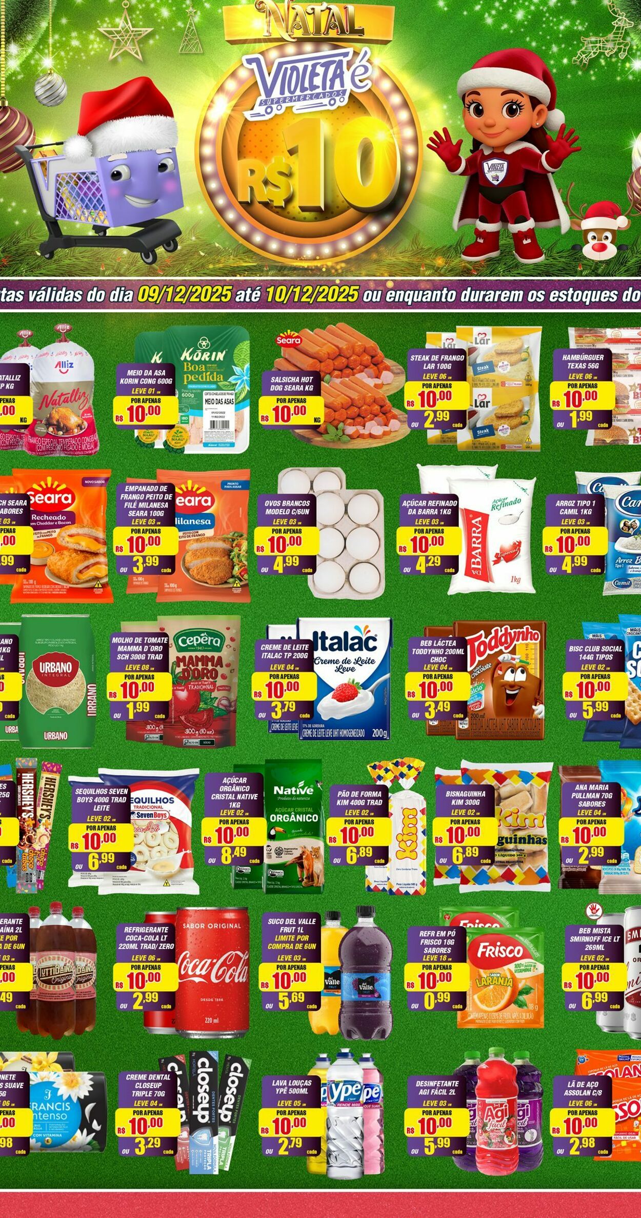 Folheto Violeta Supermercados 10.12.2025 - 10.12.2025