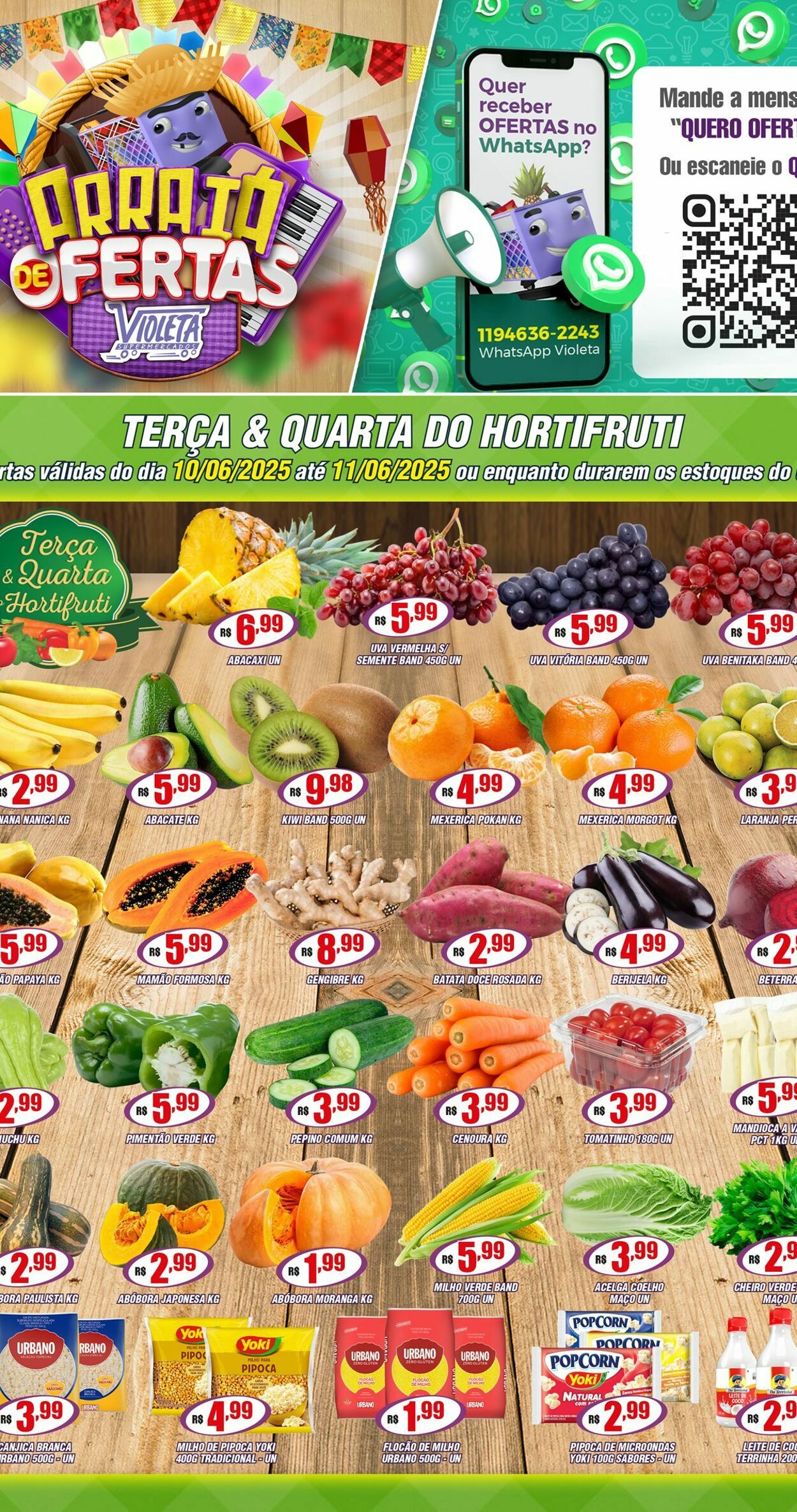 Folheto Violeta Supermercados 13.06.2025 - 13.06.2025