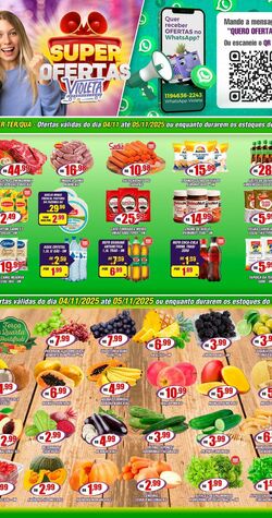 Folheto Violeta Supermercados 05.11.2025 - 05.11.2025