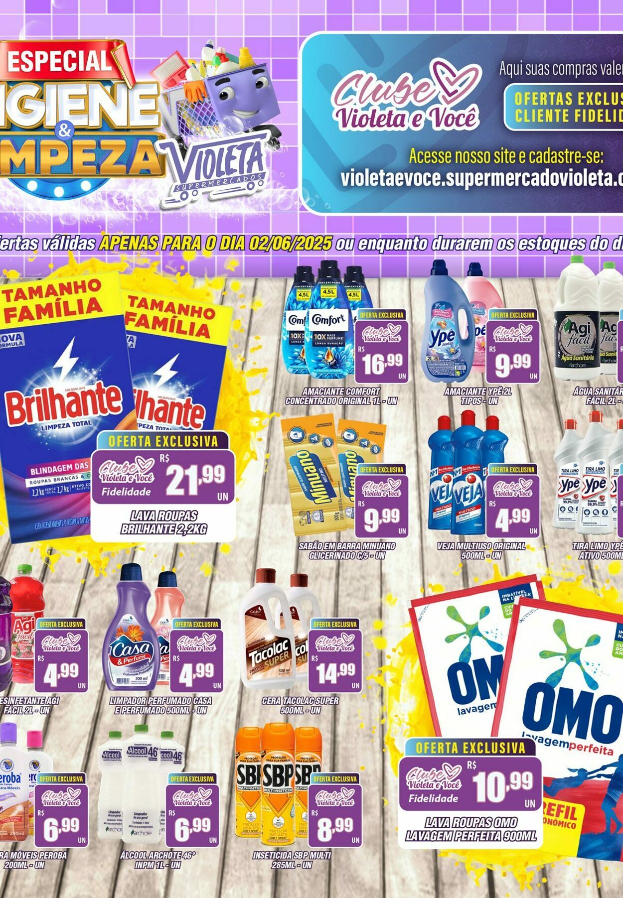 Folheto Violeta Supermercados 03.06.2025 - 03.06.2025