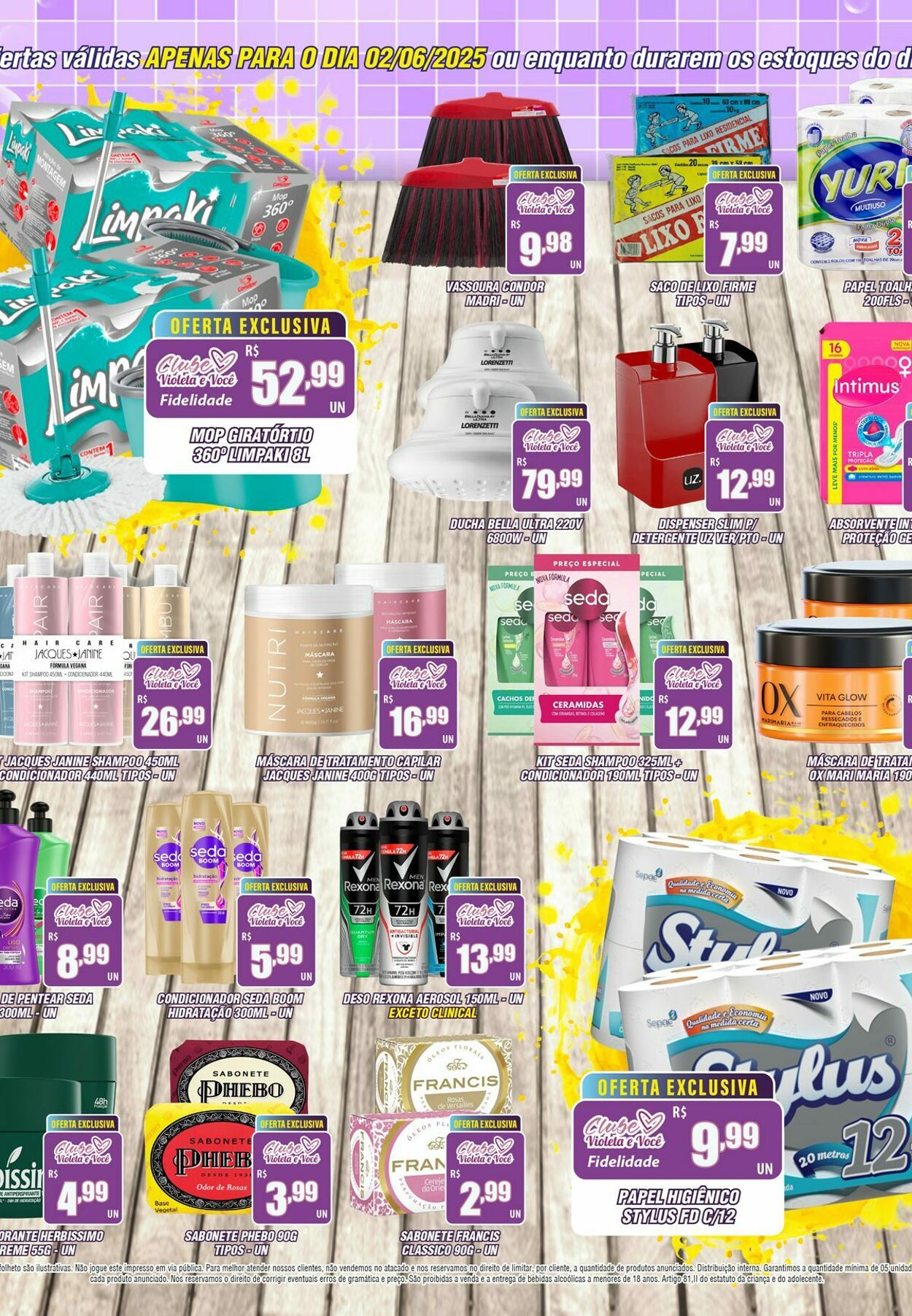 Folheto Violeta Supermercados 03.06.2025 - 03.06.2025
